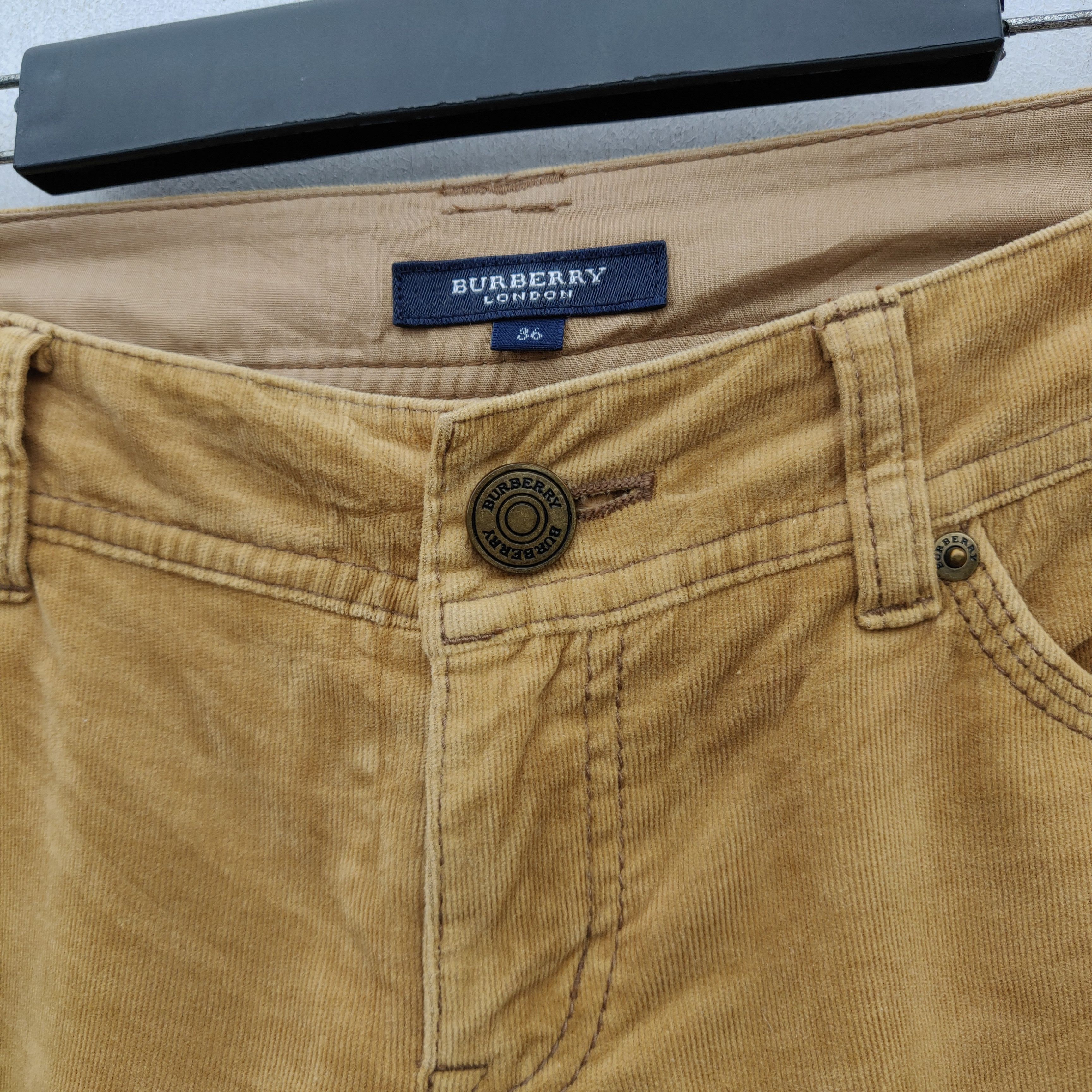 Burberry × Burberry Prorsum × Vintage Vintage Burberry’s Corduroy Pants Nice Fade Brown Size US 36 / EU 52 - 22 Thumbnail