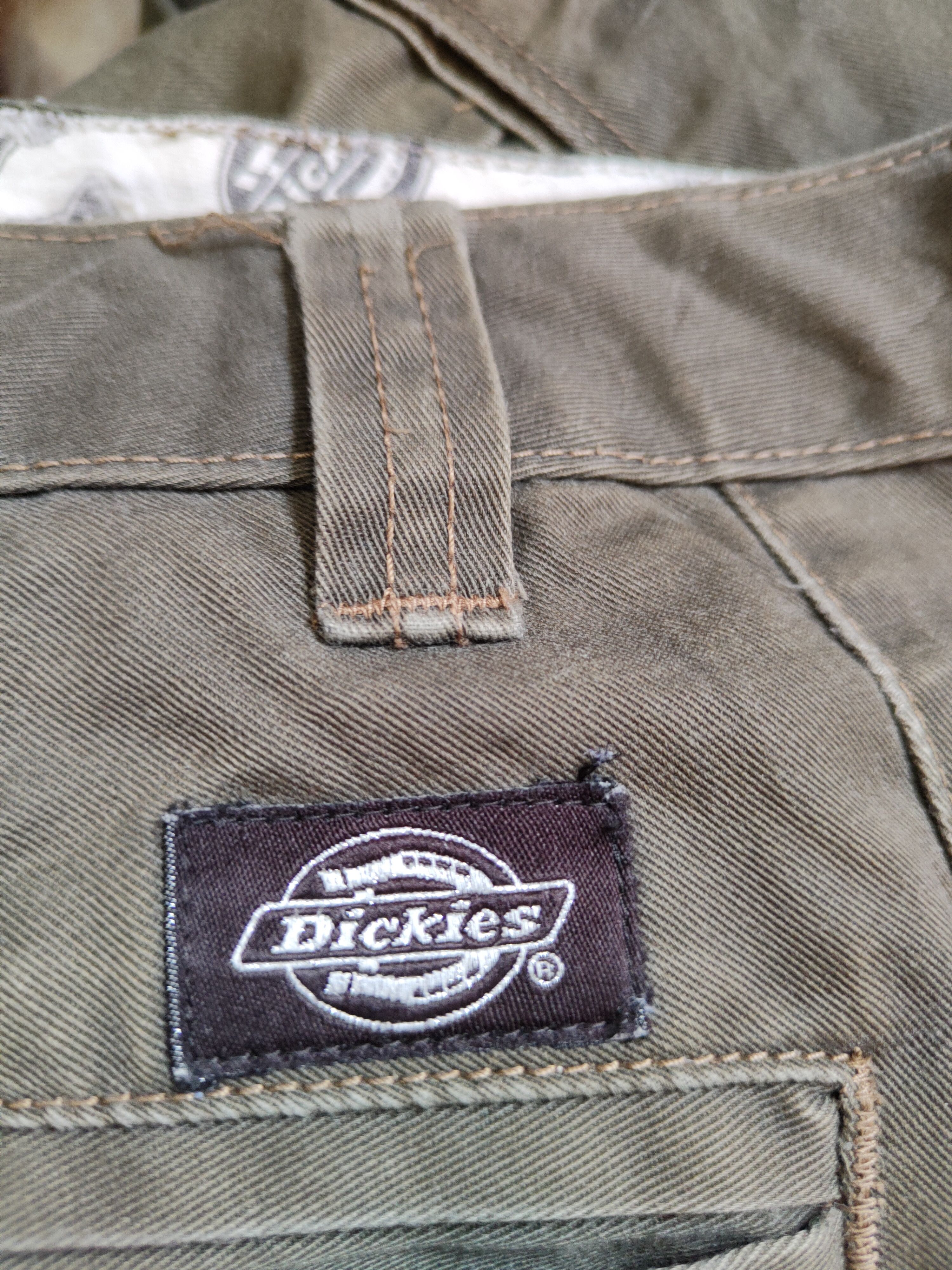 Dickies Dickies Army Green Faded Multi Pocket Cargo Pants #S553 Size US 33 - 14 Thumbnail