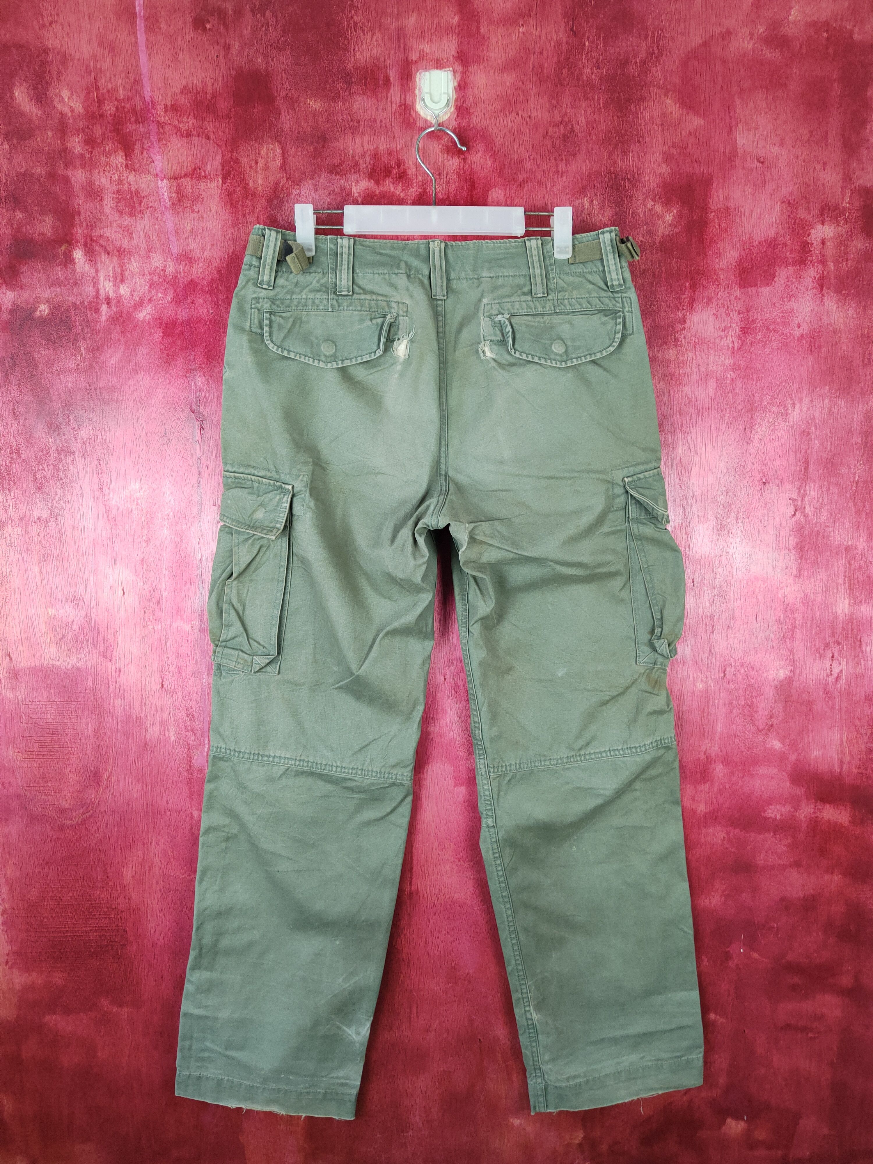 Gap Gap Khakis Faded Multi Pocket Tactical Cargo Pants #S568 Size US 32 / EU 48 - 7 Thumbnail