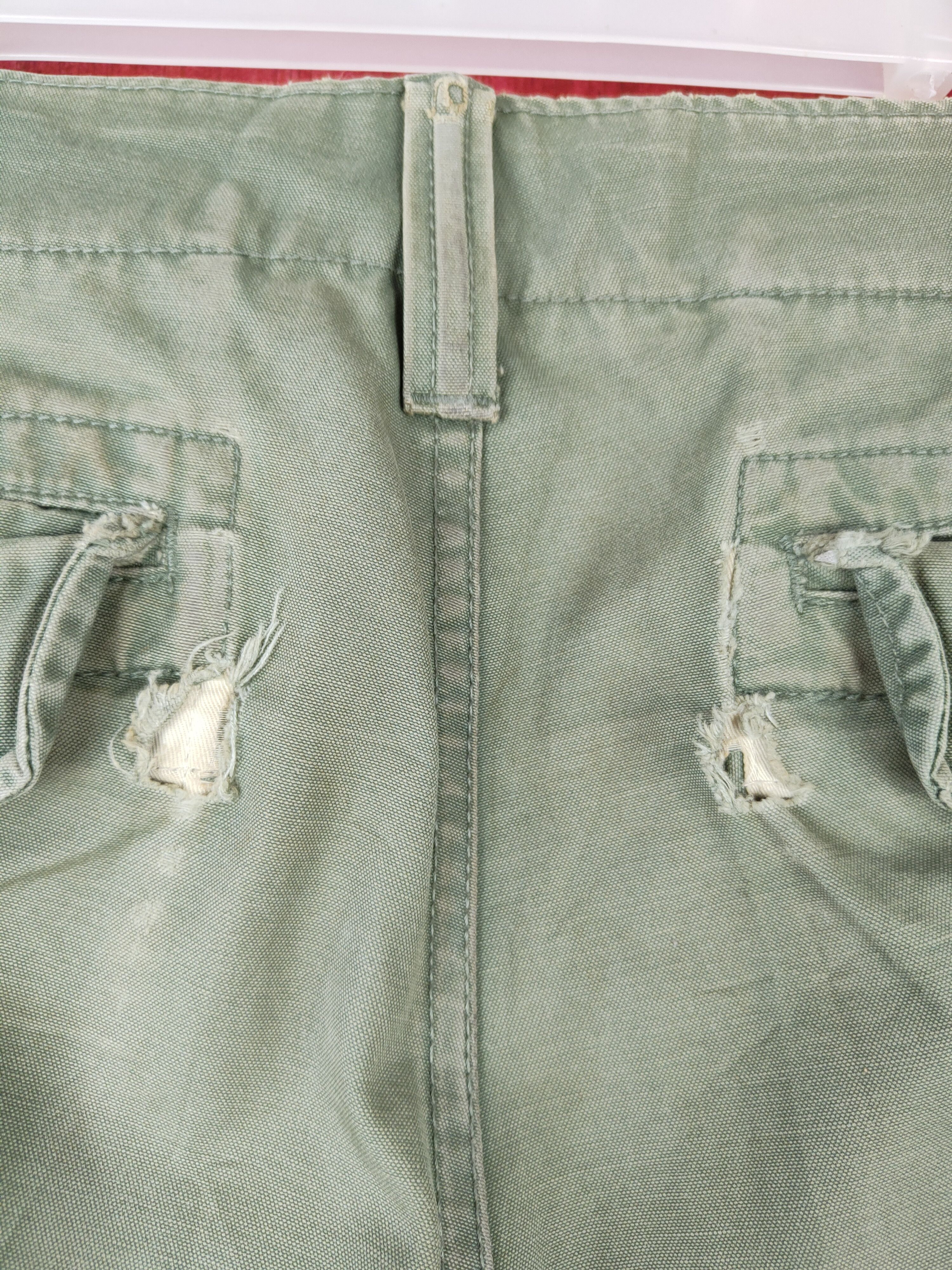 Gap Gap Khakis Faded Multi Pocket Tactical Cargo Pants #S568 Size US 32 / EU 48 - 8 Thumbnail