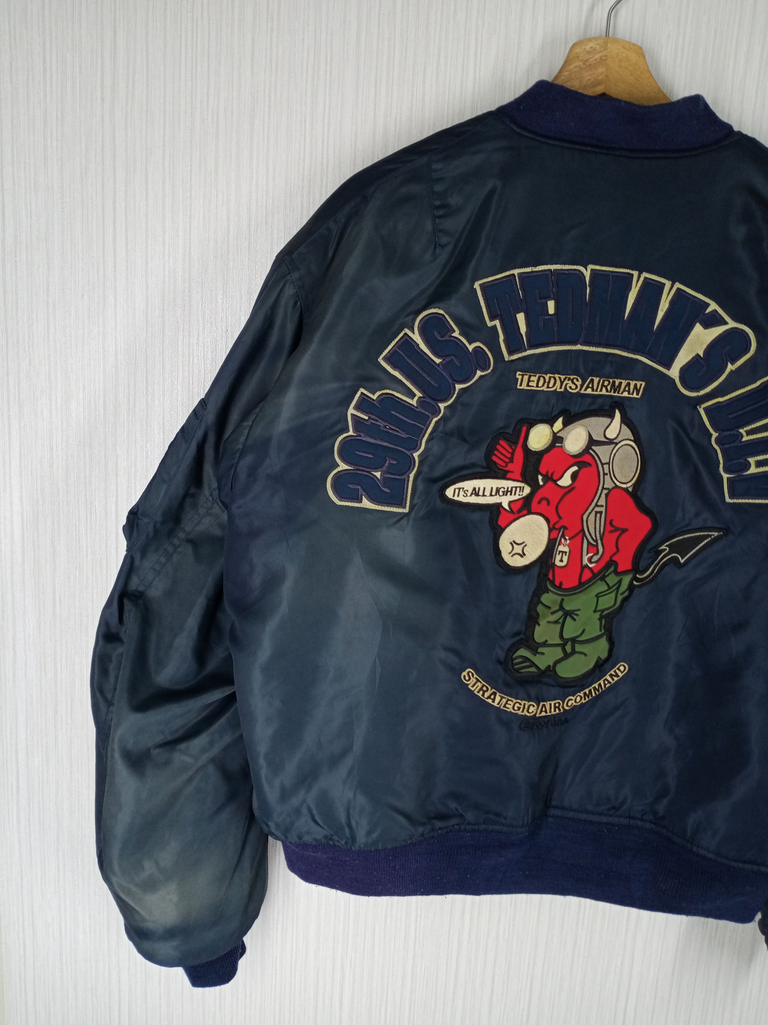 Tedman Rare Vintage 90s Tedman Ted Company Flight MA -1 Jacket Size US L / EU 52-54 / 3 - 9 Thumbnail