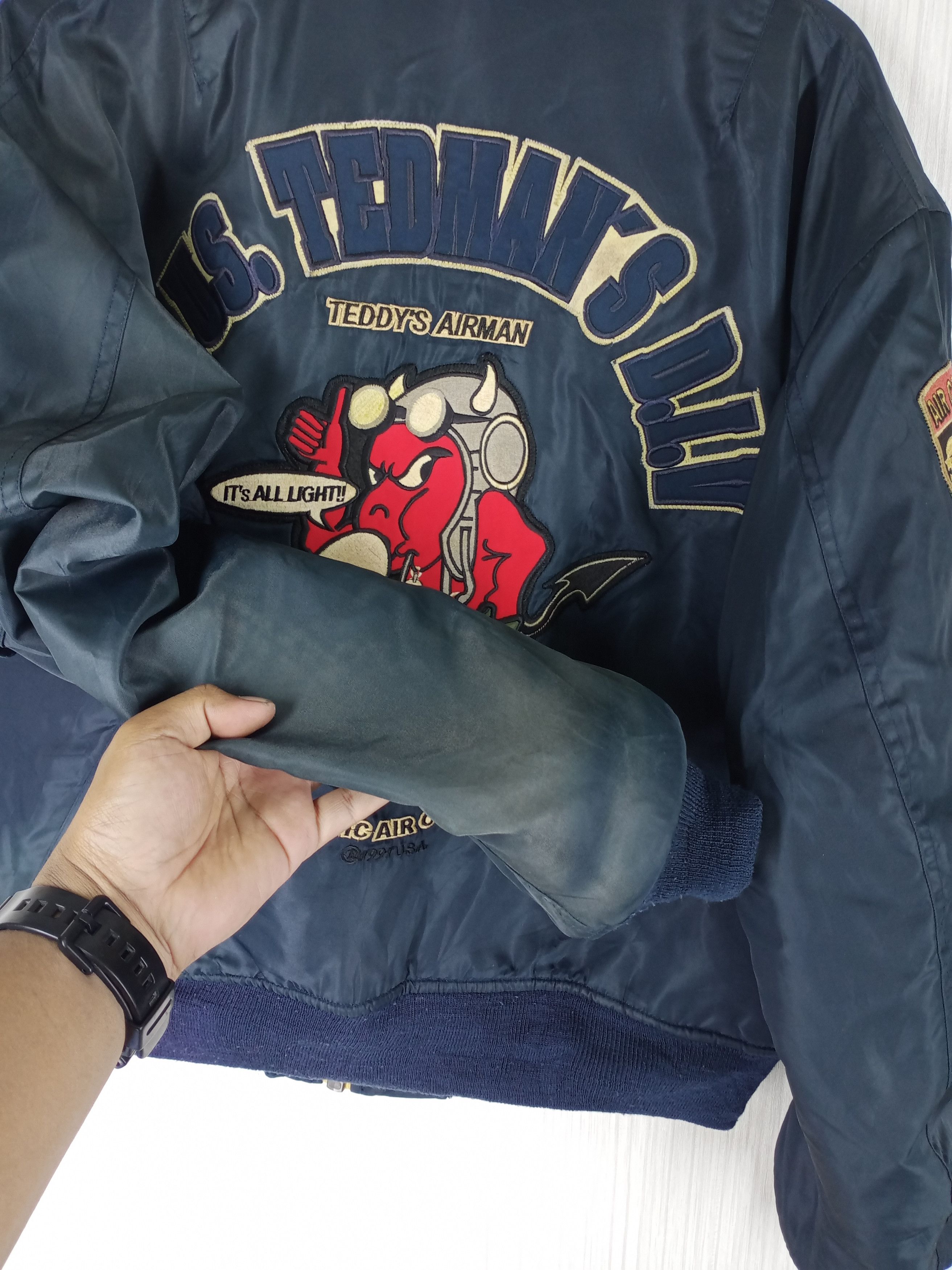 Tedman Rare Vintage 90s Tedman Ted Company Flight MA -1 Jacket Size US L / EU 52-54 / 3 - 13 Thumbnail