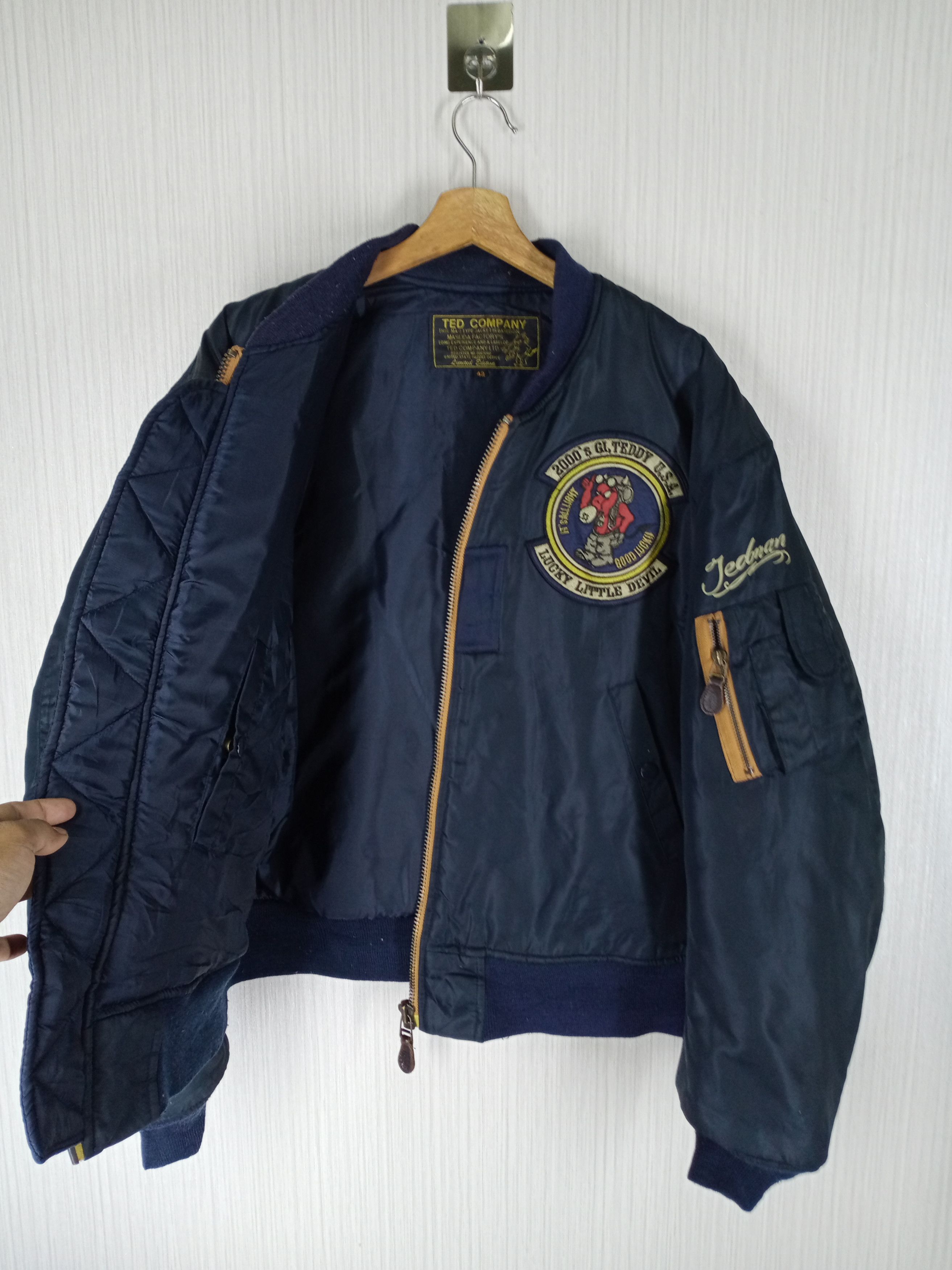 Tedman Rare Vintage 90s Tedman Ted Company Flight MA -1 Jacket Size US L / EU 52-54 / 3 - 5 Thumbnail
