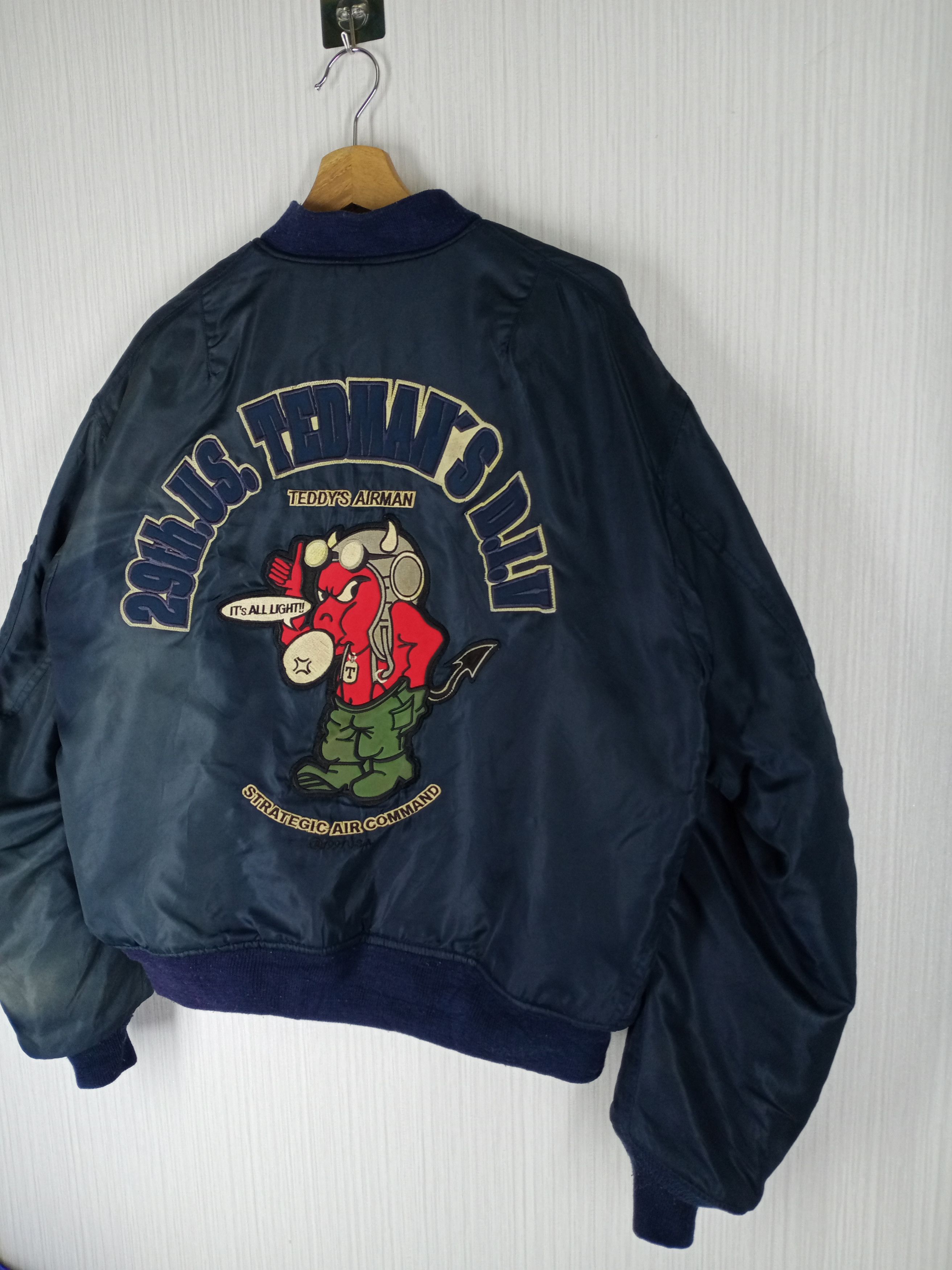 Tedman Rare Vintage 90s Tedman Ted Company Flight MA -1 Jacket Size US L / EU 52-54 / 3 - 10 Thumbnail