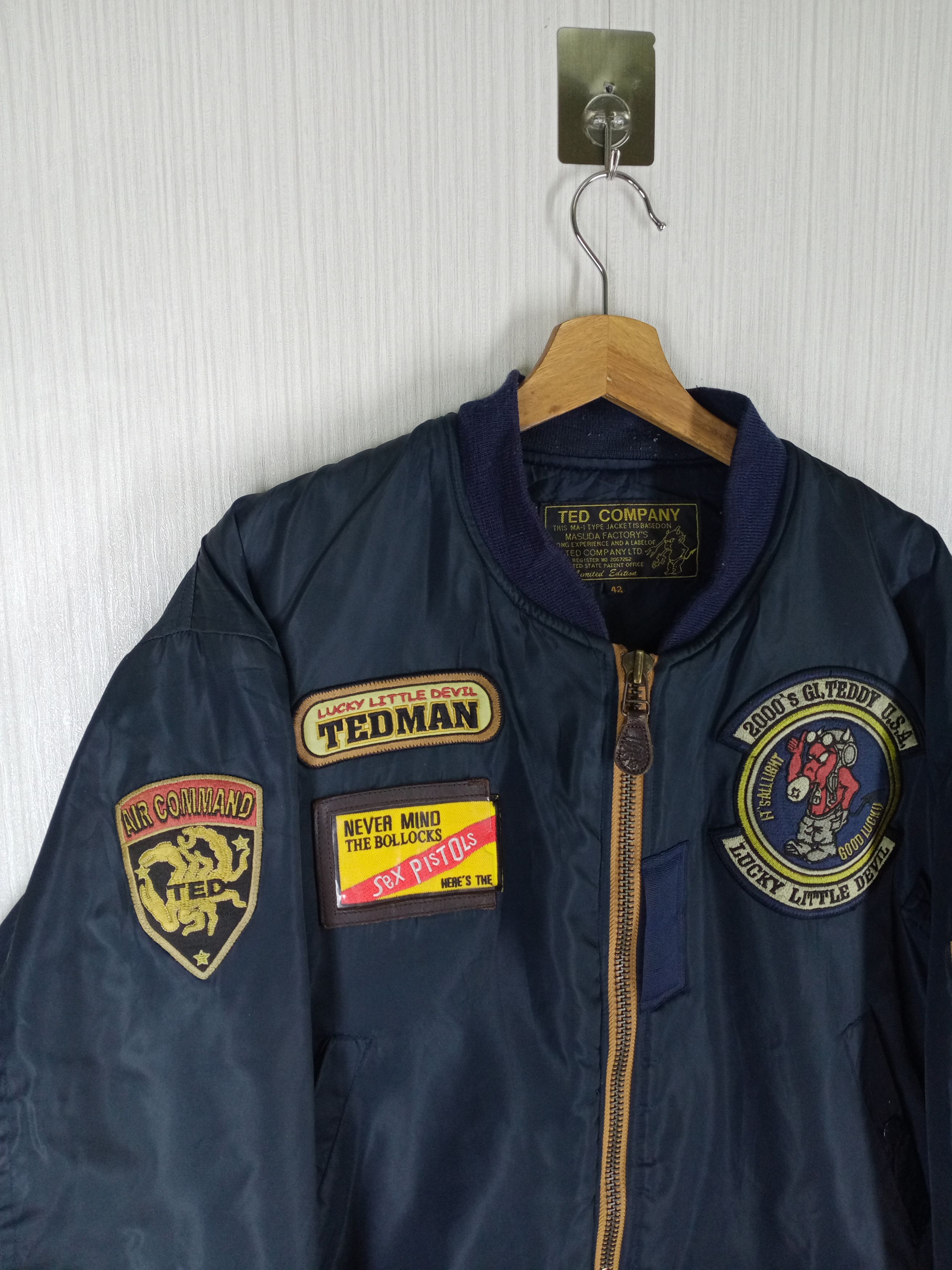 Tedman Rare Vintage 90s Tedman Ted Company Flight MA -1 Jacket Size US L / EU 52-54 / 3 - 7 Thumbnail