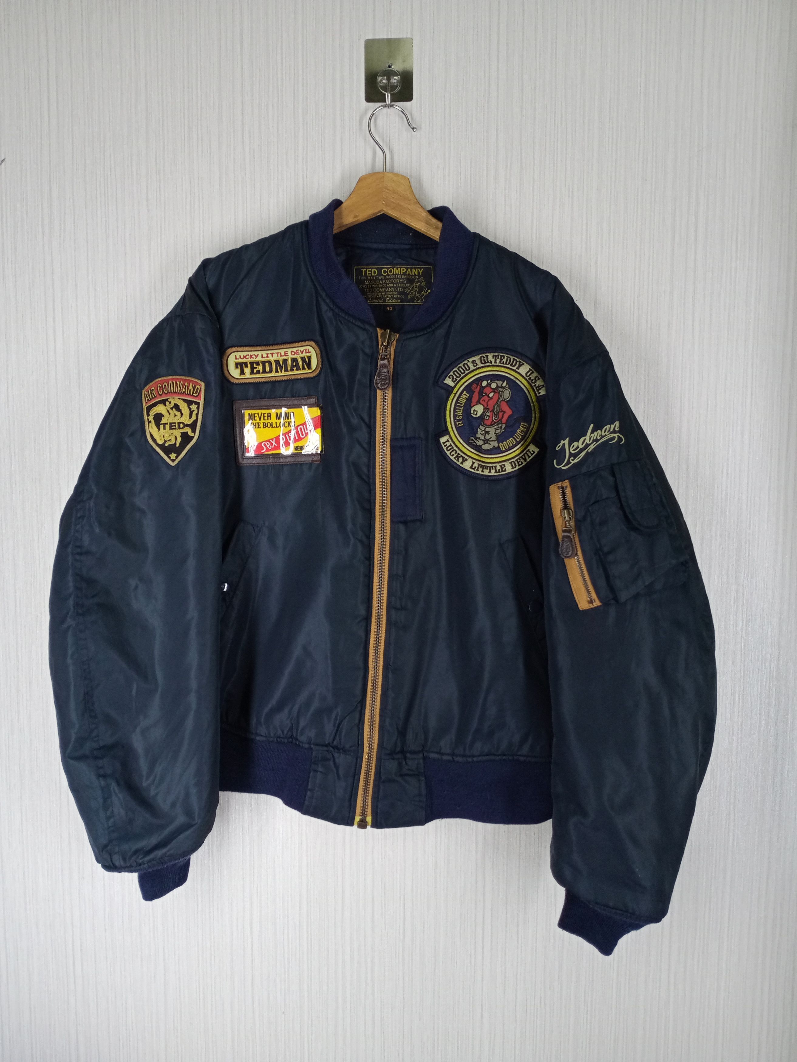 Tedman Rare Vintage 90s Tedman Ted Company Flight MA -1 Jacket Size US L / EU 52-54 / 3 - 2 Thumbnail