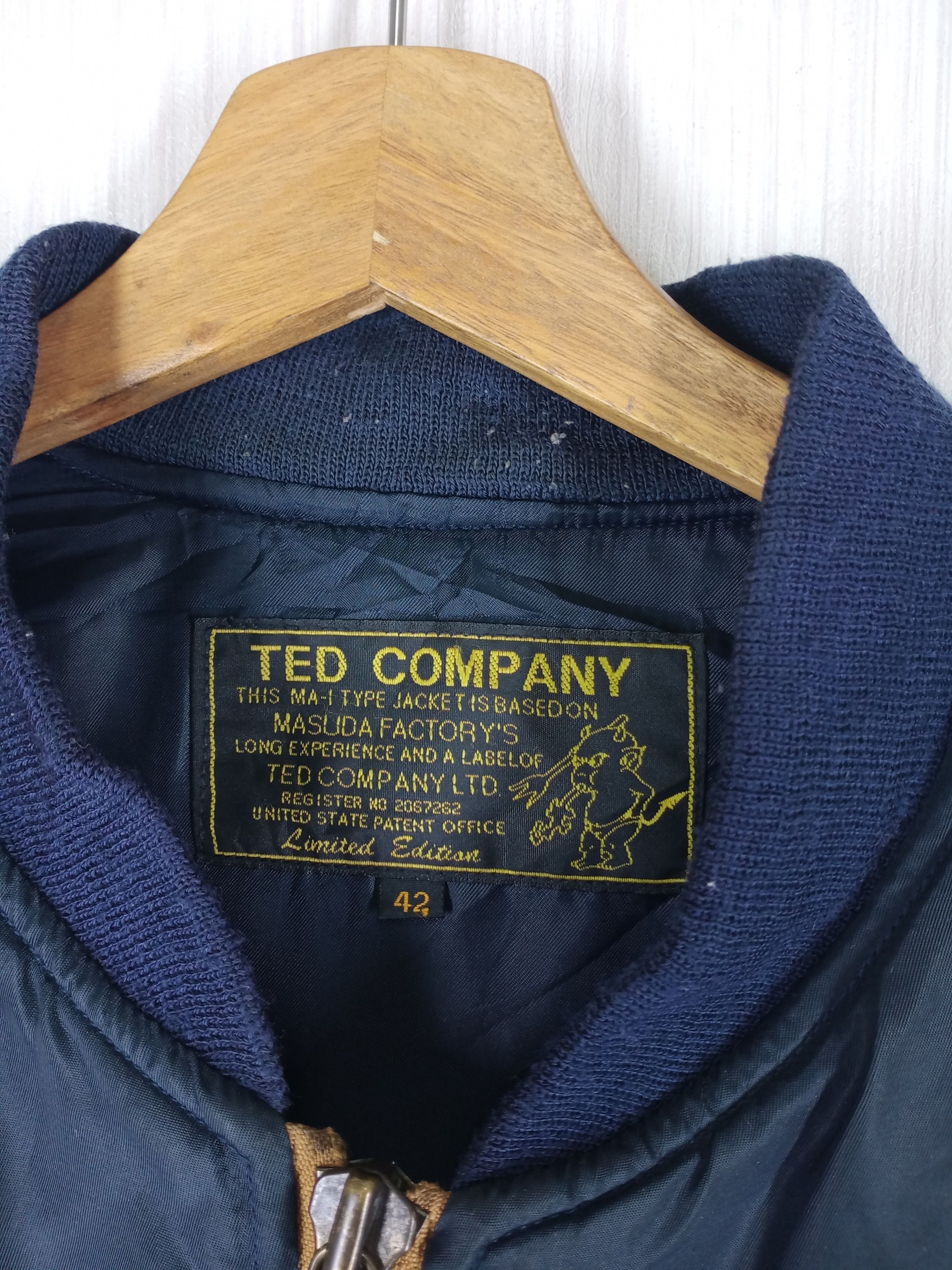 Tedman Rare Vintage 90s Tedman Ted Company Flight MA -1 Jacket Size US L / EU 52-54 / 3 - 8 Thumbnail