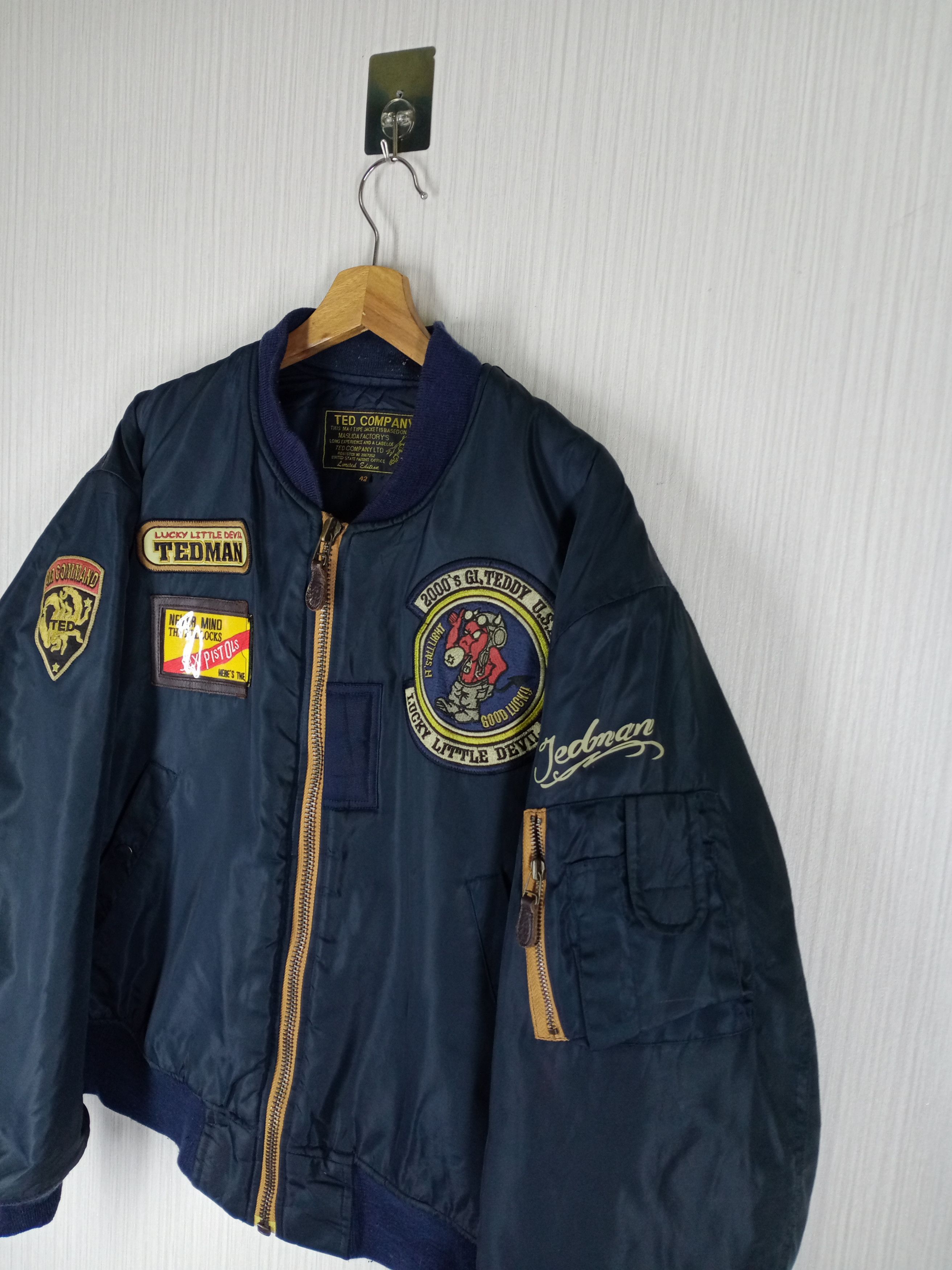 Tedman Rare Vintage 90s Tedman Ted Company Flight MA -1 Jacket Size US L / EU 52-54 / 3 - 6 Thumbnail