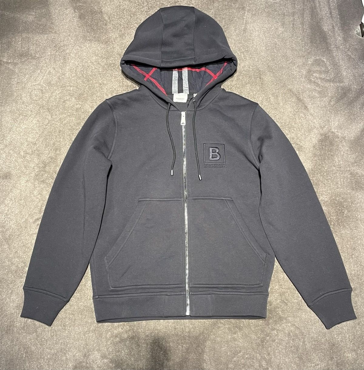 Burberry fordson best sale zip hooded sweatshirt