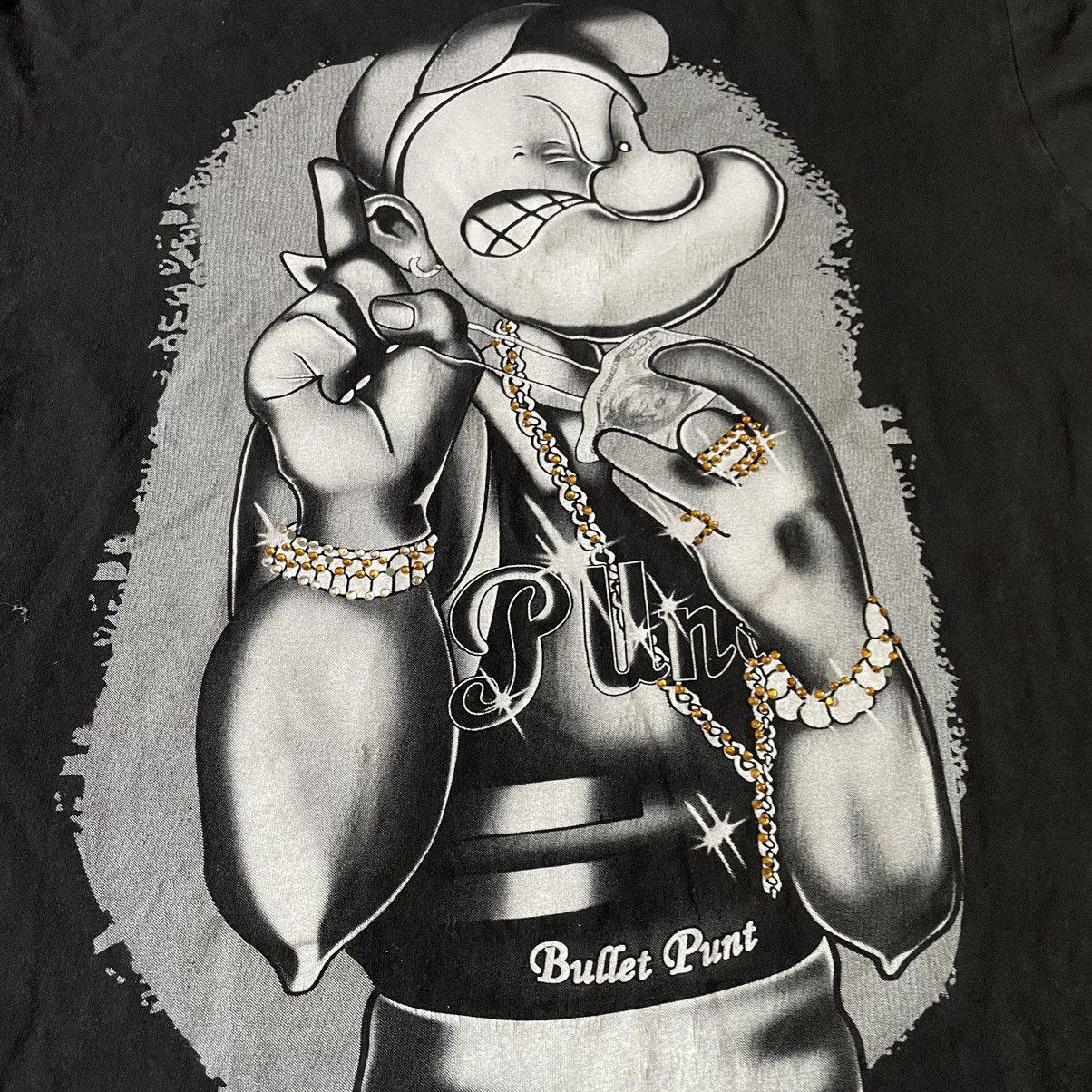 Vintage Vintage Y2K Goth Punk Graphic Tee Black Oversized Worn In XL Size US XL / EU 56 / 4 - 8 Thumbnail