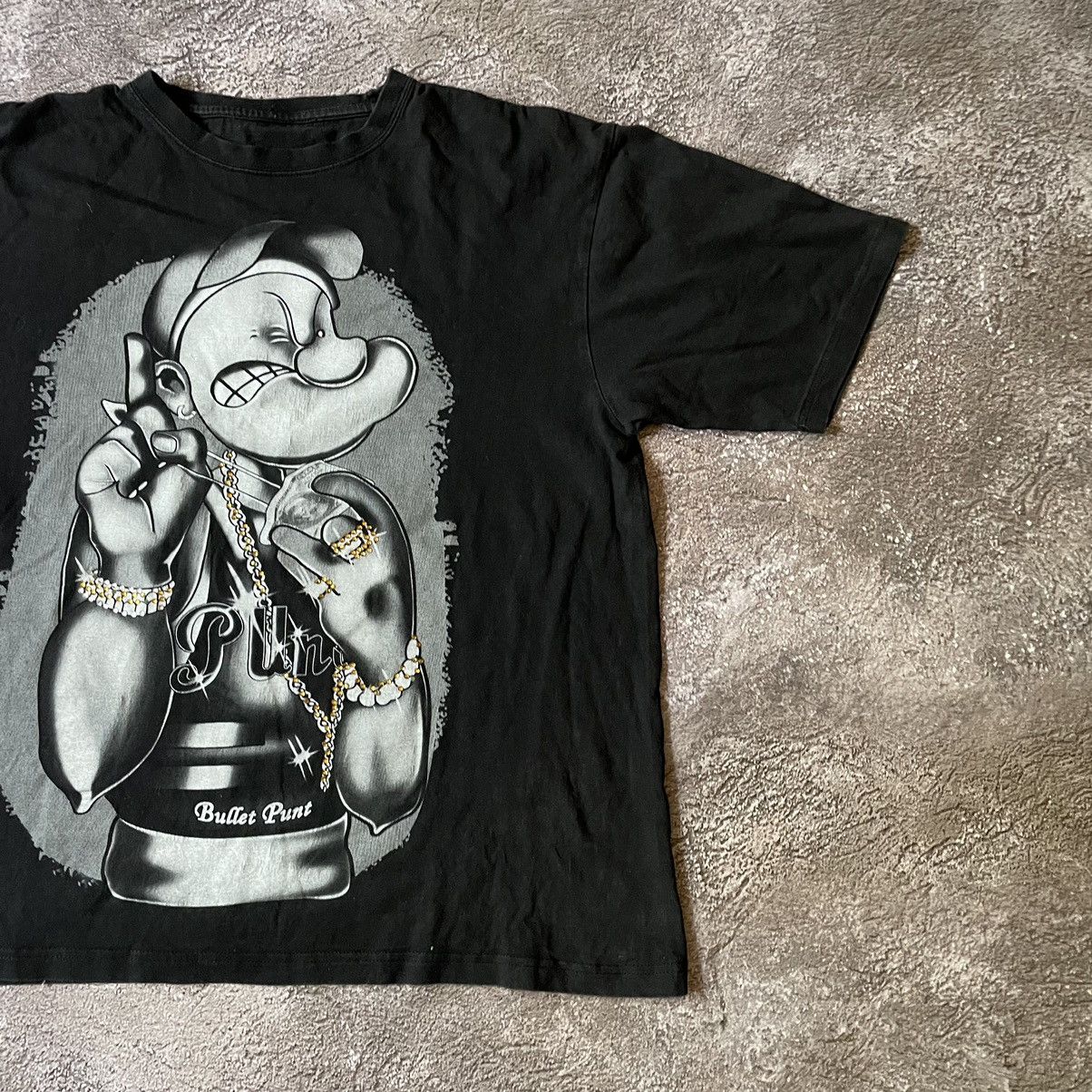 Vintage Vintage Y2K Goth Punk Graphic Tee Black Oversized Worn In XL Size US XL / EU 56 / 4 - 4 Thumbnail