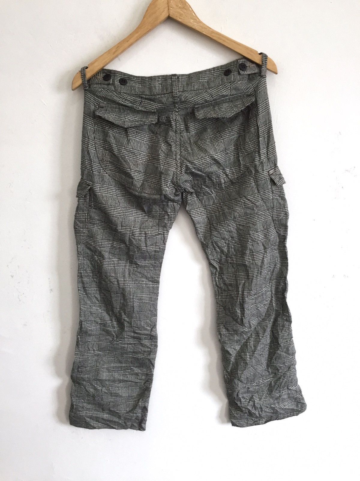 Beams Plus OG Beams Japan Checked Tactical Cargo Pants Size US 26 / EU 42 - 2 Thumbnail
