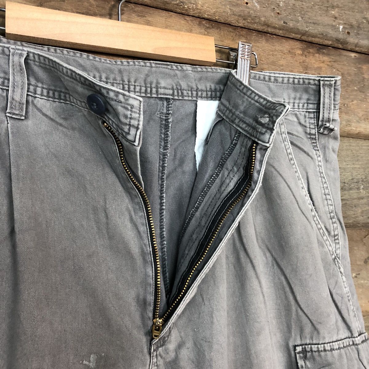 Faded Glory × Japanese Brand Japan faded Grey Multipocket Cargo Pants #c999 Size US 34 / EU 50 - 7 Thumbnail