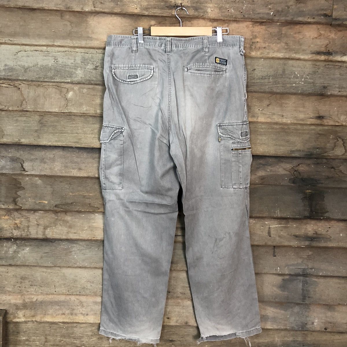 Faded Glory × Japanese Brand Japan faded Grey Multipocket Cargo Pants #c999 Size US 34 / EU 50 - 8 Thumbnail