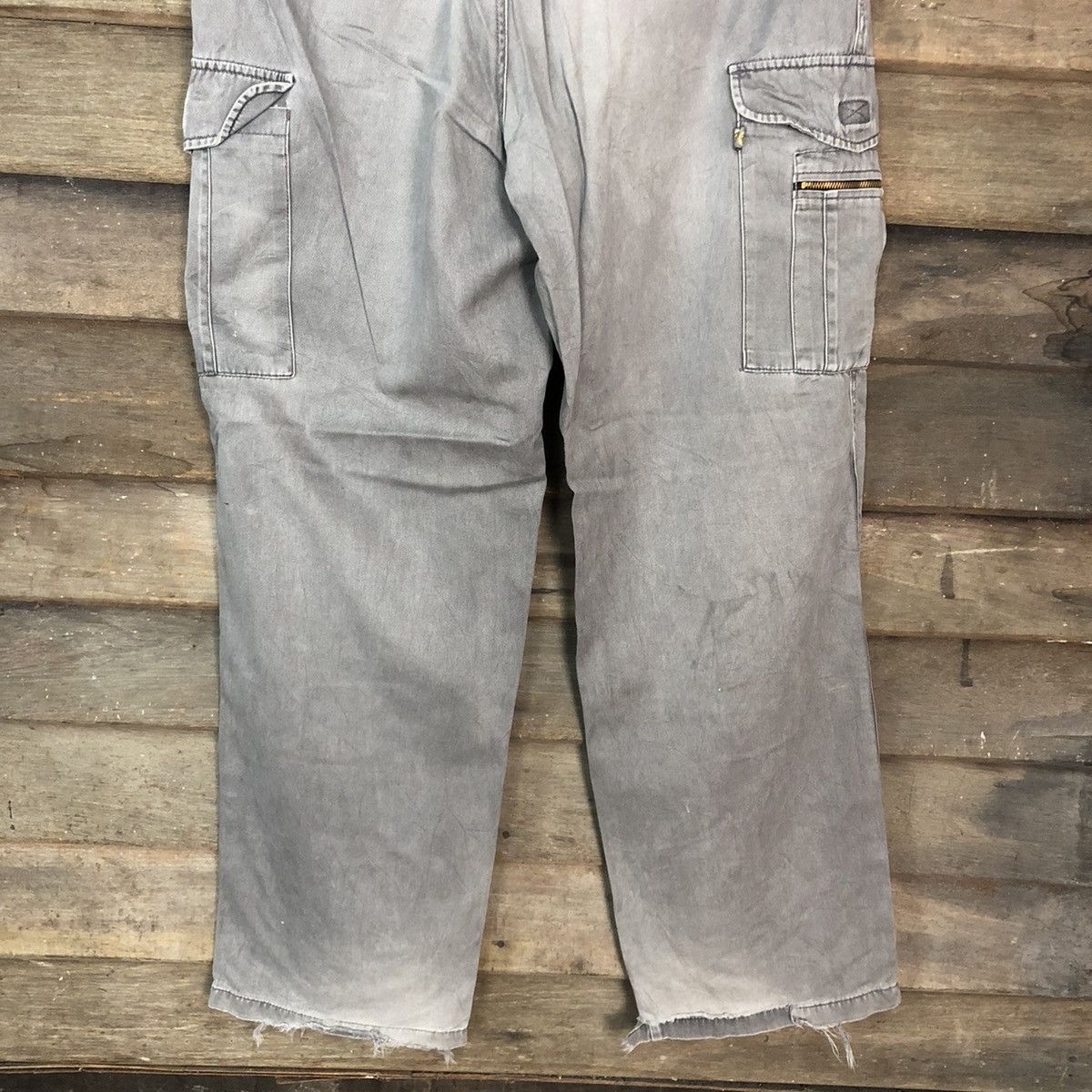 Faded Glory × Japanese Brand Japan faded Grey Multipocket Cargo Pants #c999 Size US 34 / EU 50 - 10 Thumbnail