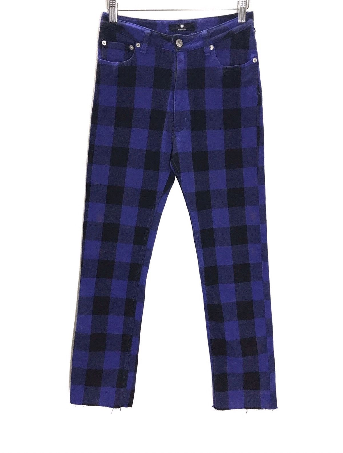 Japanese Brand Super Lover Tokyo Japan Tartan / Check Regular Pant Size US 27 - 1 Thumbnail