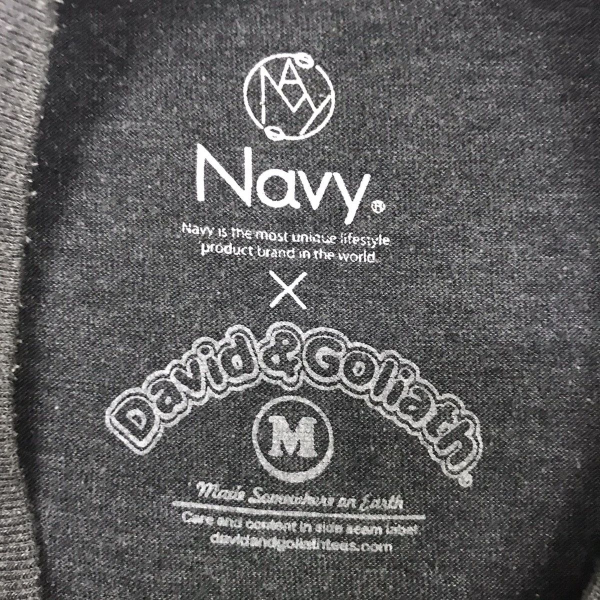 Band Tees × Rap Tees Navy x David & Goliath Kitty Mix | Revenge Size US M / EU 48-50 / 2 - 4 Thumbnail