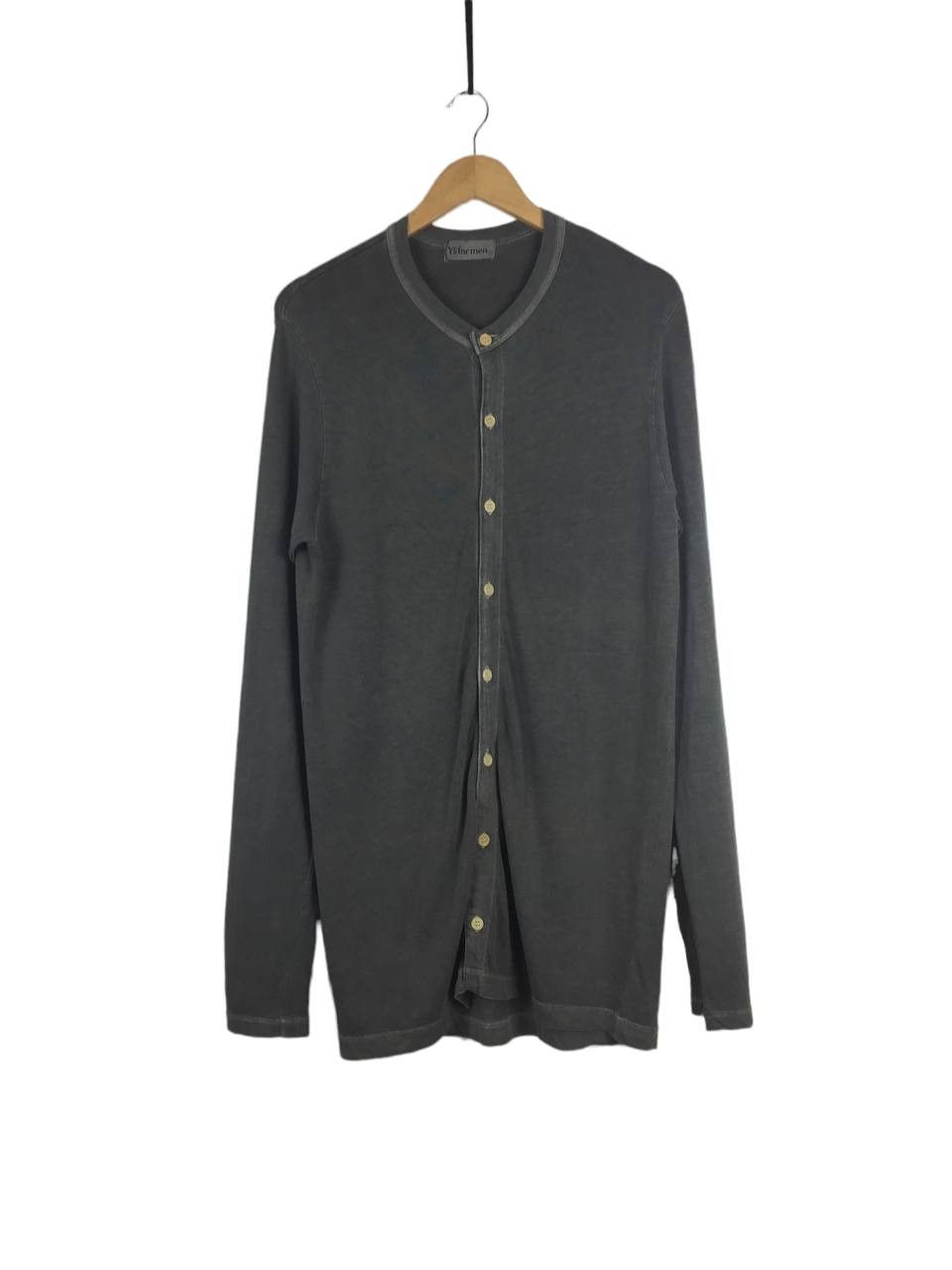 Yohji Yamamoto Vintage Y's For Men Long Henley Button Up Shirt Size US M / EU 48-50 / 2 - 1 Thumbnail