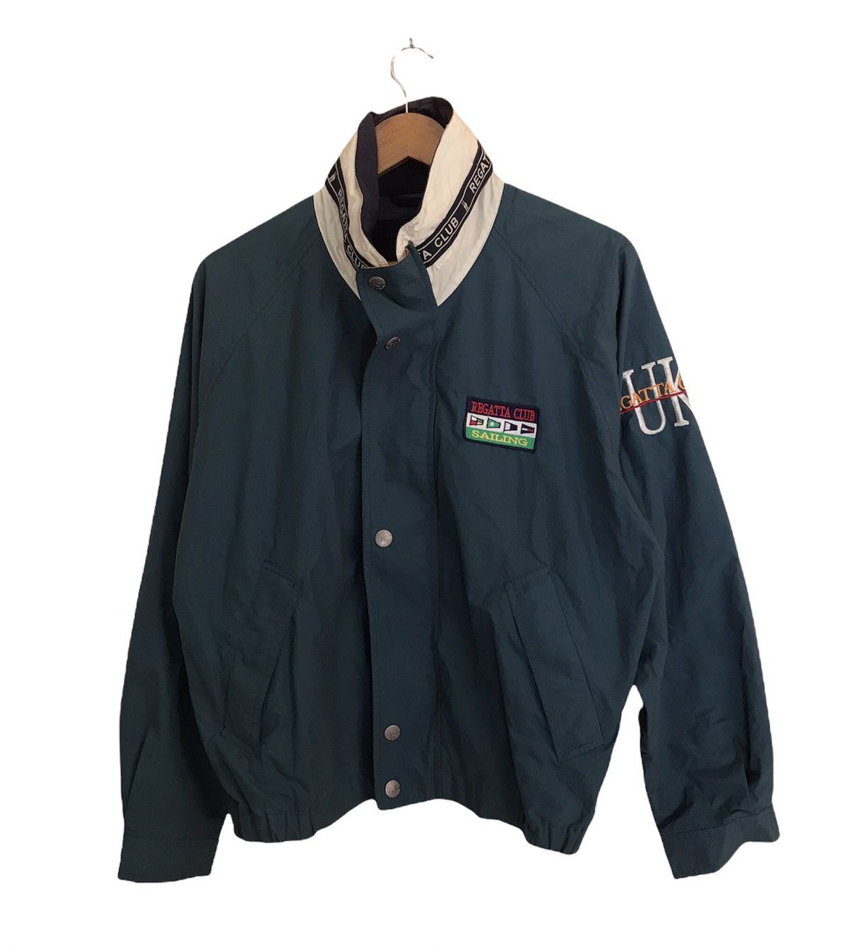 Japanese Brand × Vintage REGATTA CLUB SAILING GEAR WINDBREAKER JACKET Size US M / EU 48-50 / 2 - 1 Thumbnail