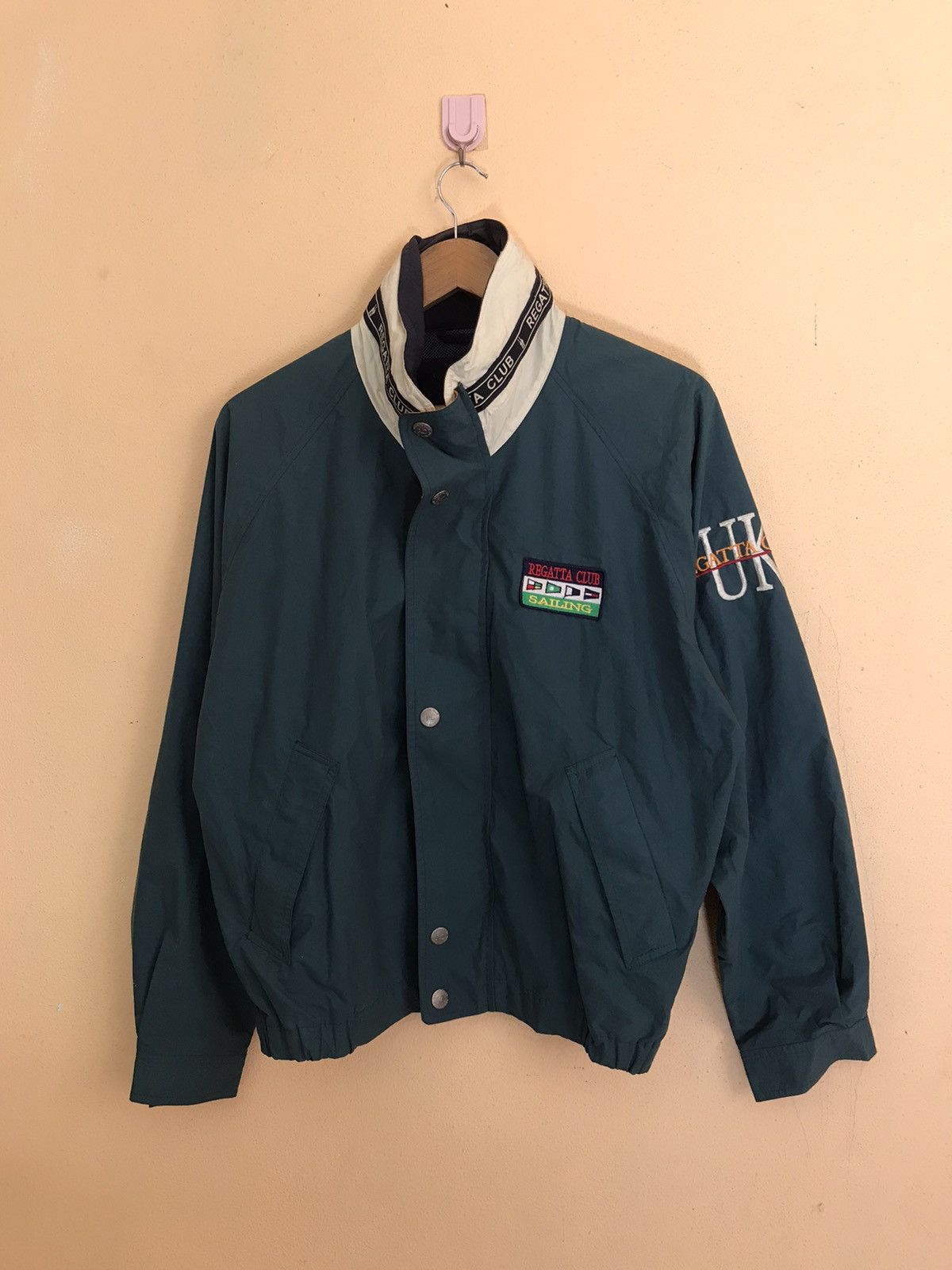 Japanese Brand × Vintage REGATTA CLUB SAILING GEAR WINDBREAKER JACKET Size US M / EU 48-50 / 2 - 2 Thumbnail