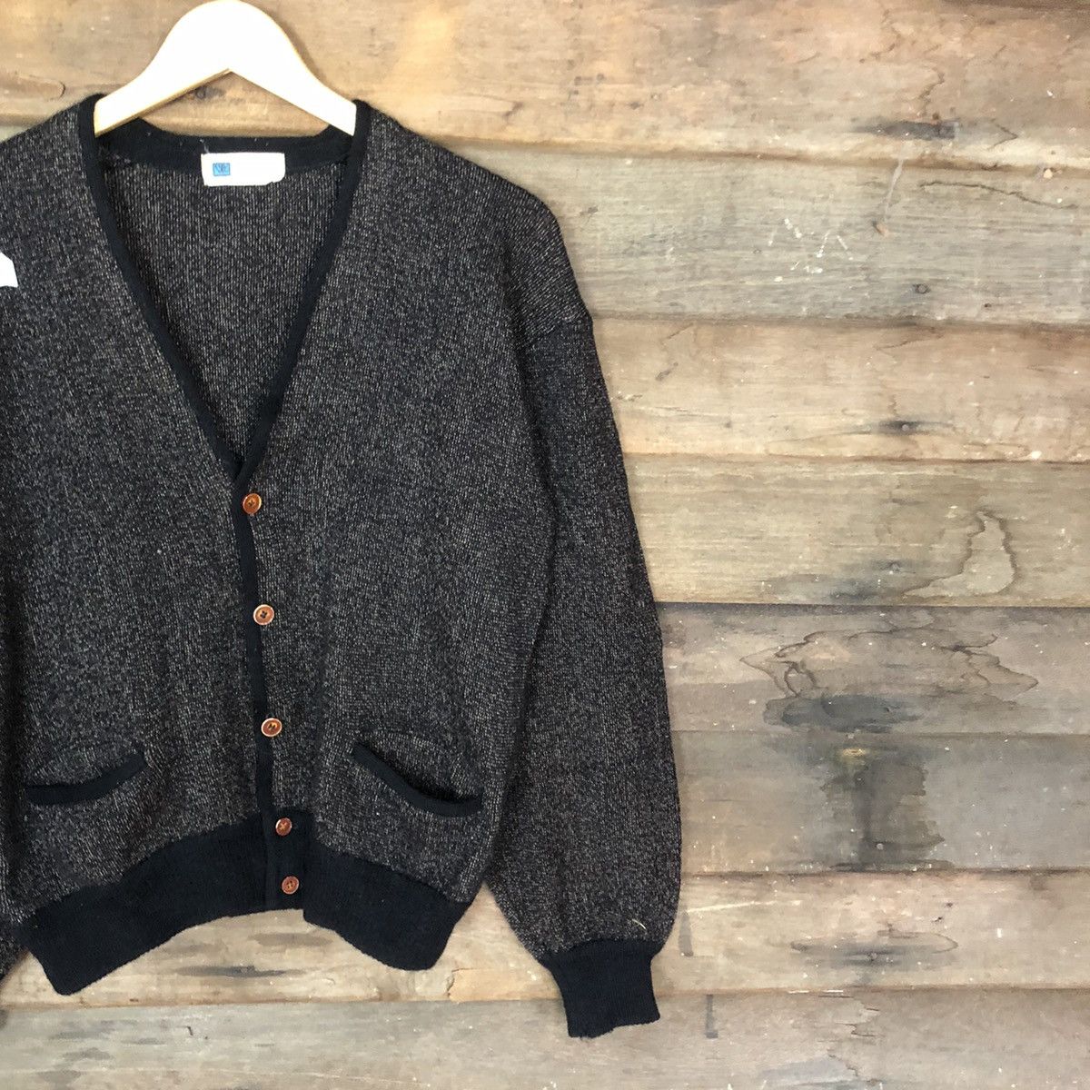 Vintage DL Royal Weston vintage japan knitwear Black Cardigan #496B Size US M / EU 48-50 / 2 - 5 Thumbnail