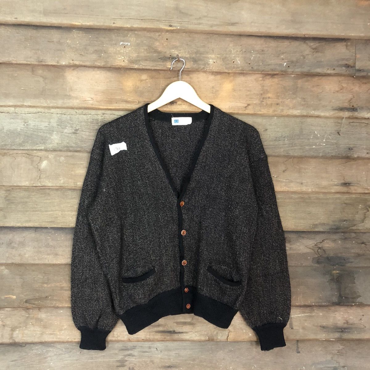 Vintage DL Royal Weston vintage japan knitwear Black Cardigan #496B Size US M / EU 48-50 / 2 - 3 Thumbnail
