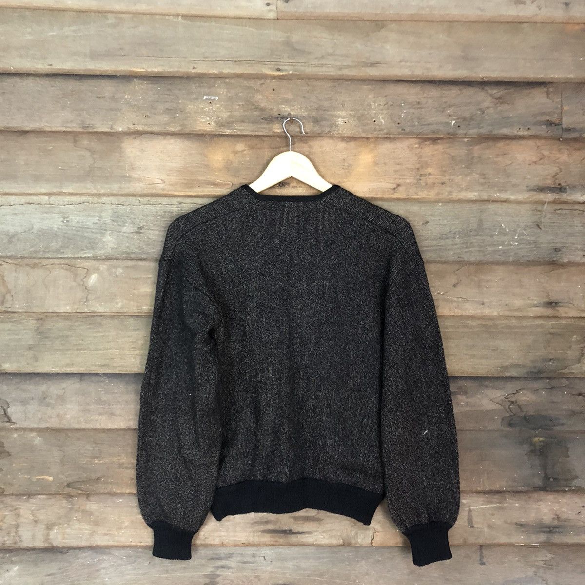 Vintage DL Royal Weston vintage japan knitwear Black Cardigan #496B Size US M / EU 48-50 / 2 - 12 Thumbnail