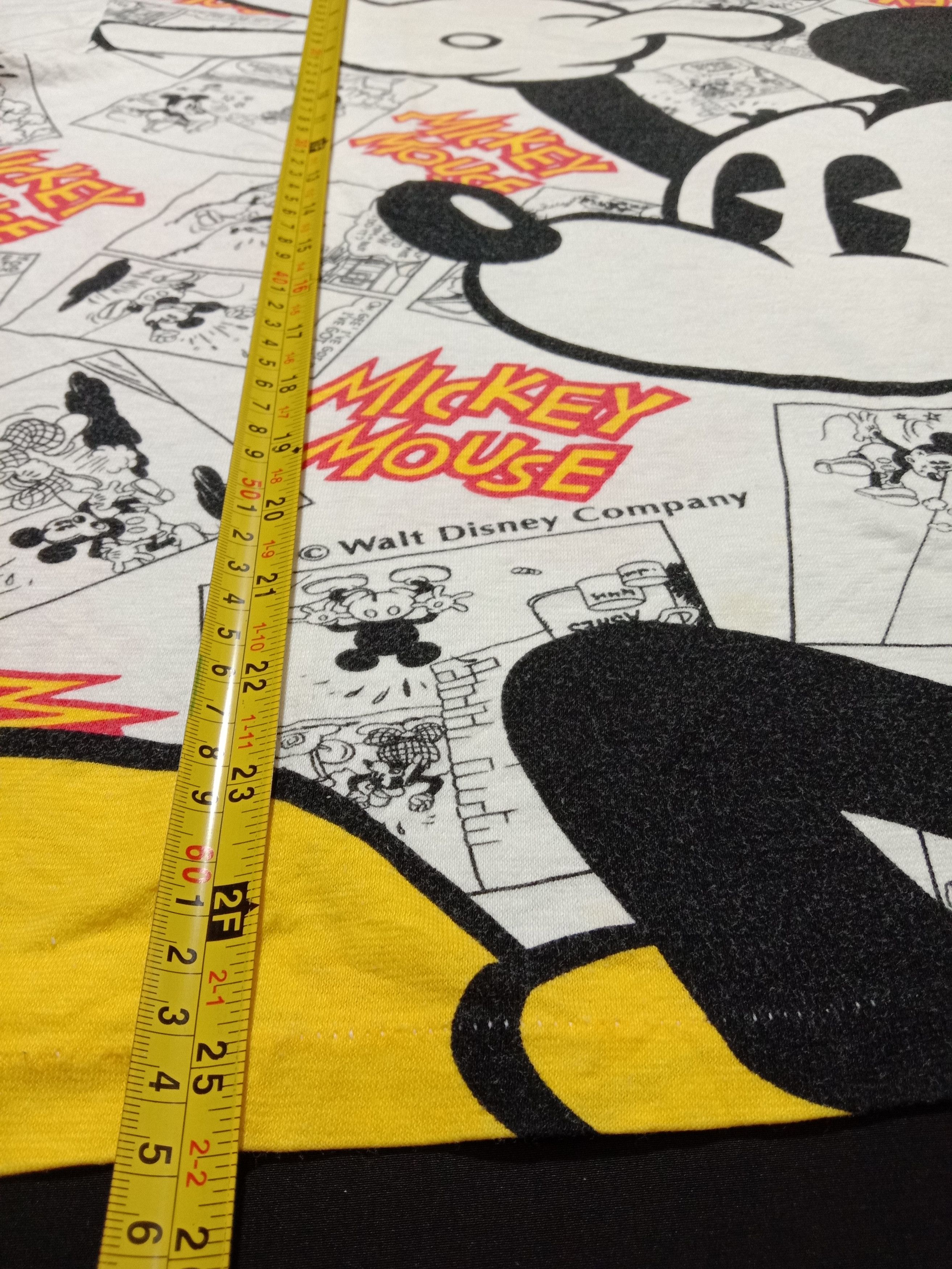 Disney Vintage 90s Mickey Mouse Full Print Tee Walt Disney Size L / US 10 / IT 46 - 6 Thumbnail
