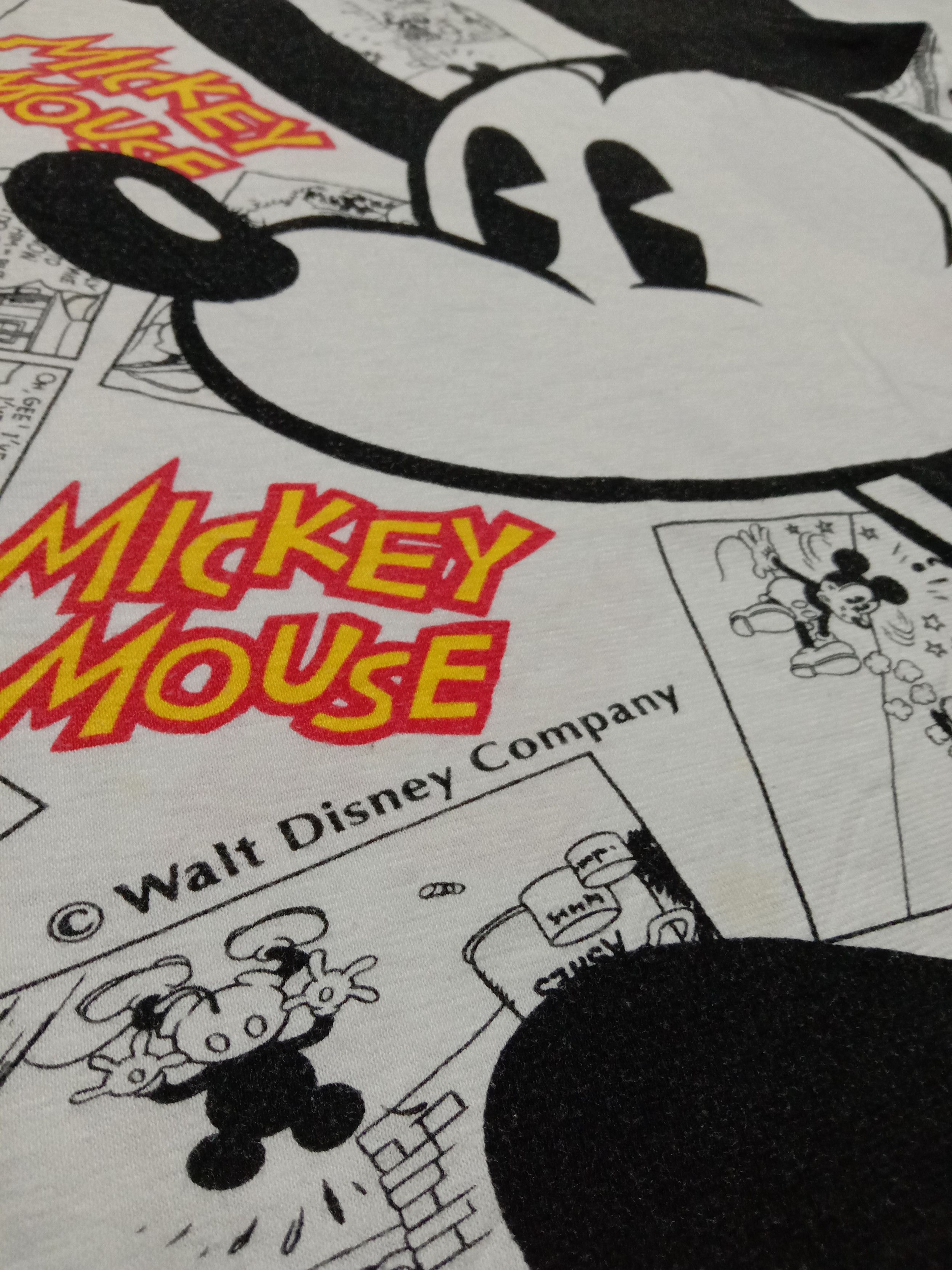 Disney Vintage 90s Mickey Mouse Full Print Tee Walt Disney Size L / US 10 / IT 46 - 8 Thumbnail