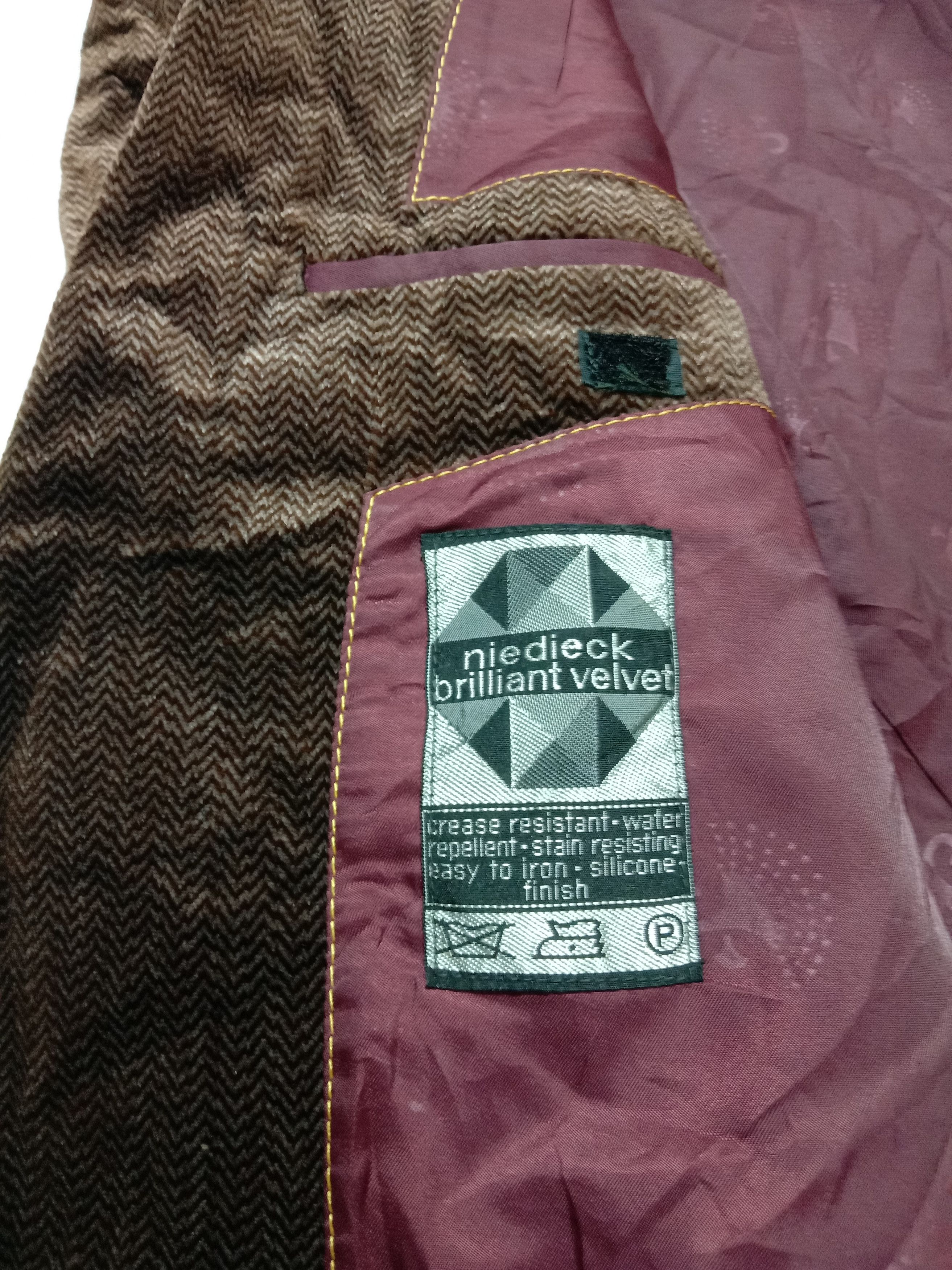 Bonfire Bonfire Niedieck Brilliant Velvet Blazer Jacket Coat Size 46R - 5 Thumbnail