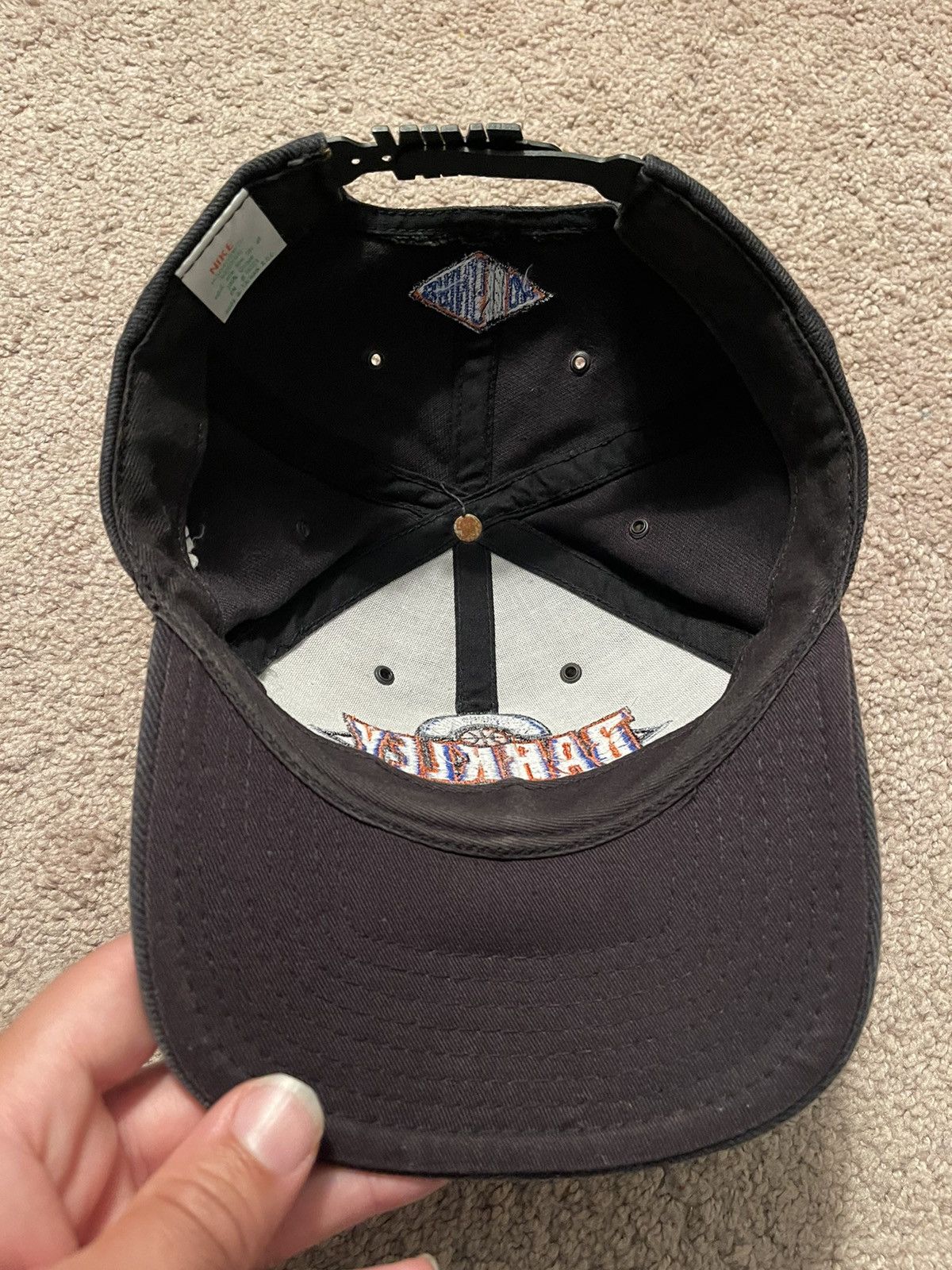 NBA × Nike × Vintage Vintage 90s Nike Charles Barkley Suns Snapback GodzillaCB34 Size ONE SIZE - 11 Thumbnail