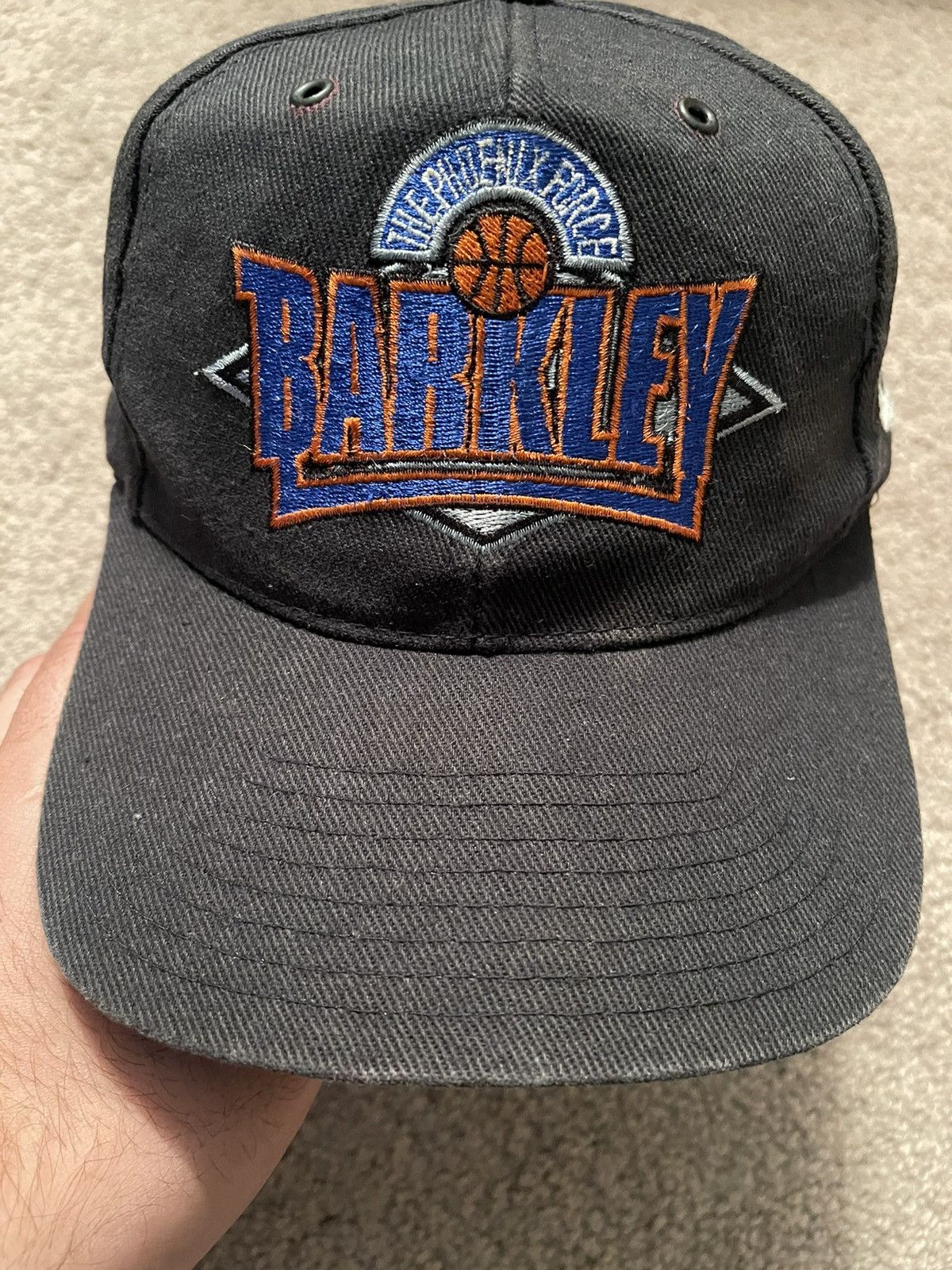 NBA × Nike × Vintage Vintage 90s Nike Charles Barkley Suns Snapback GodzillaCB34 Size ONE SIZE - 4 Thumbnail