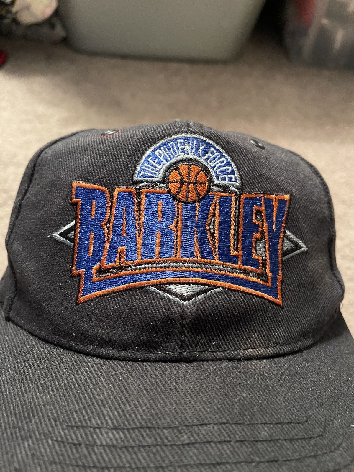 NBA × Nike × Vintage Vintage 90s Nike Charles Barkley Suns Snapback GodzillaCB34 Size ONE SIZE - 2 Thumbnail