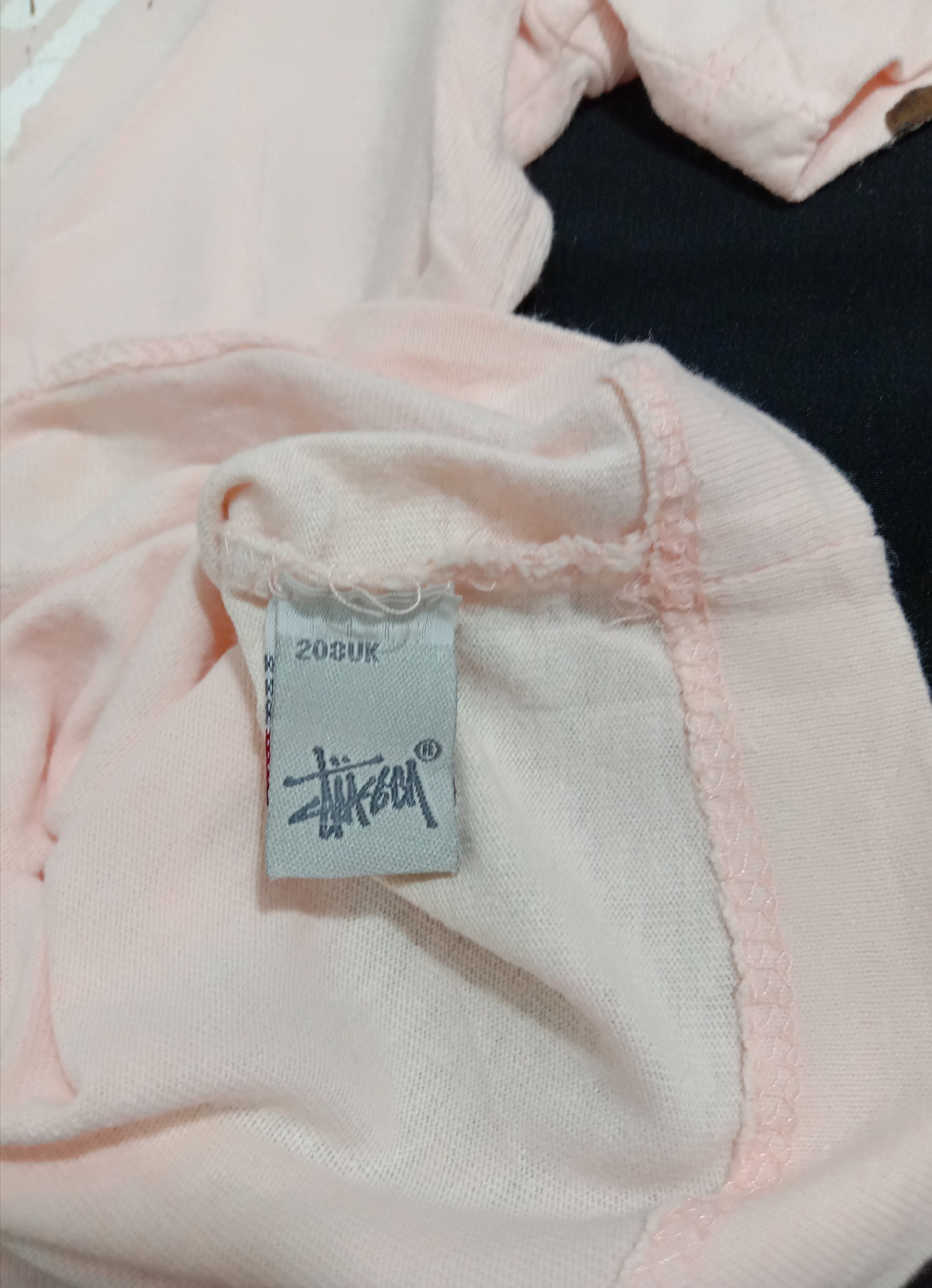Stussy Vintage Pink Stussy Hidden Logo Tee Made In USA Size XS / US 0-2 / IT 36-38 - 5 Thumbnail