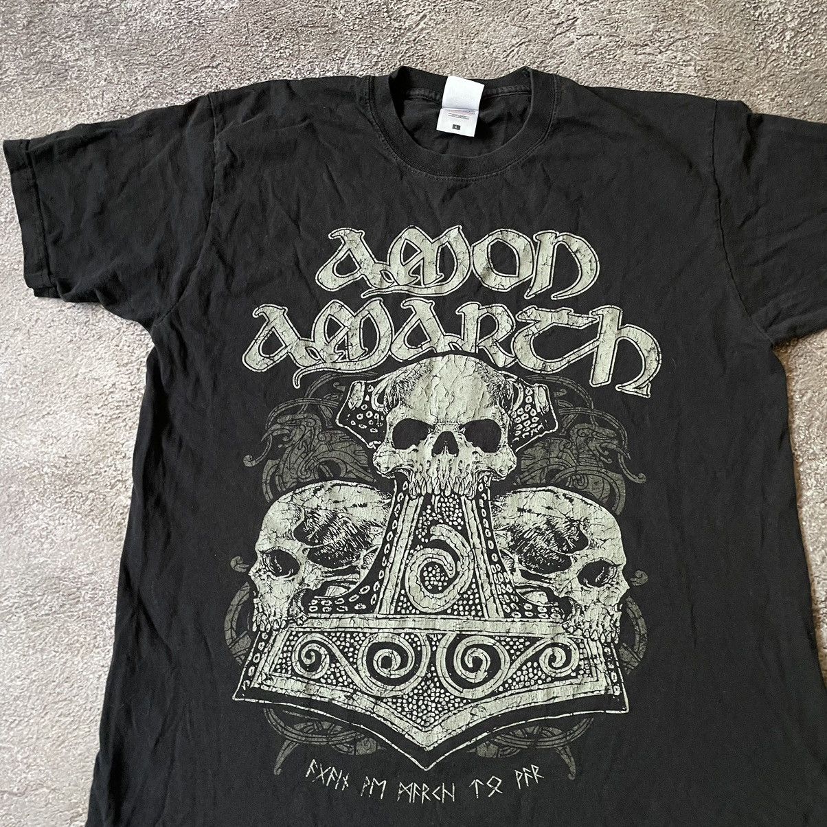 Vintage Vintage Y2K SKELETON CREEPY FACE ABSTRACT ANGRY L Size US L / EU 52-54 / 3 - 5 Thumbnail