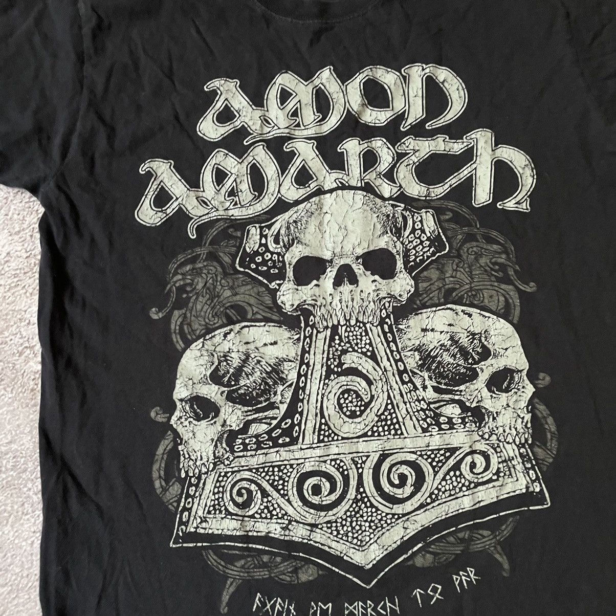 Vintage Vintage Y2K SKELETON CREEPY FACE ABSTRACT ANGRY L Size US L / EU 52-54 / 3 - 6 Thumbnail