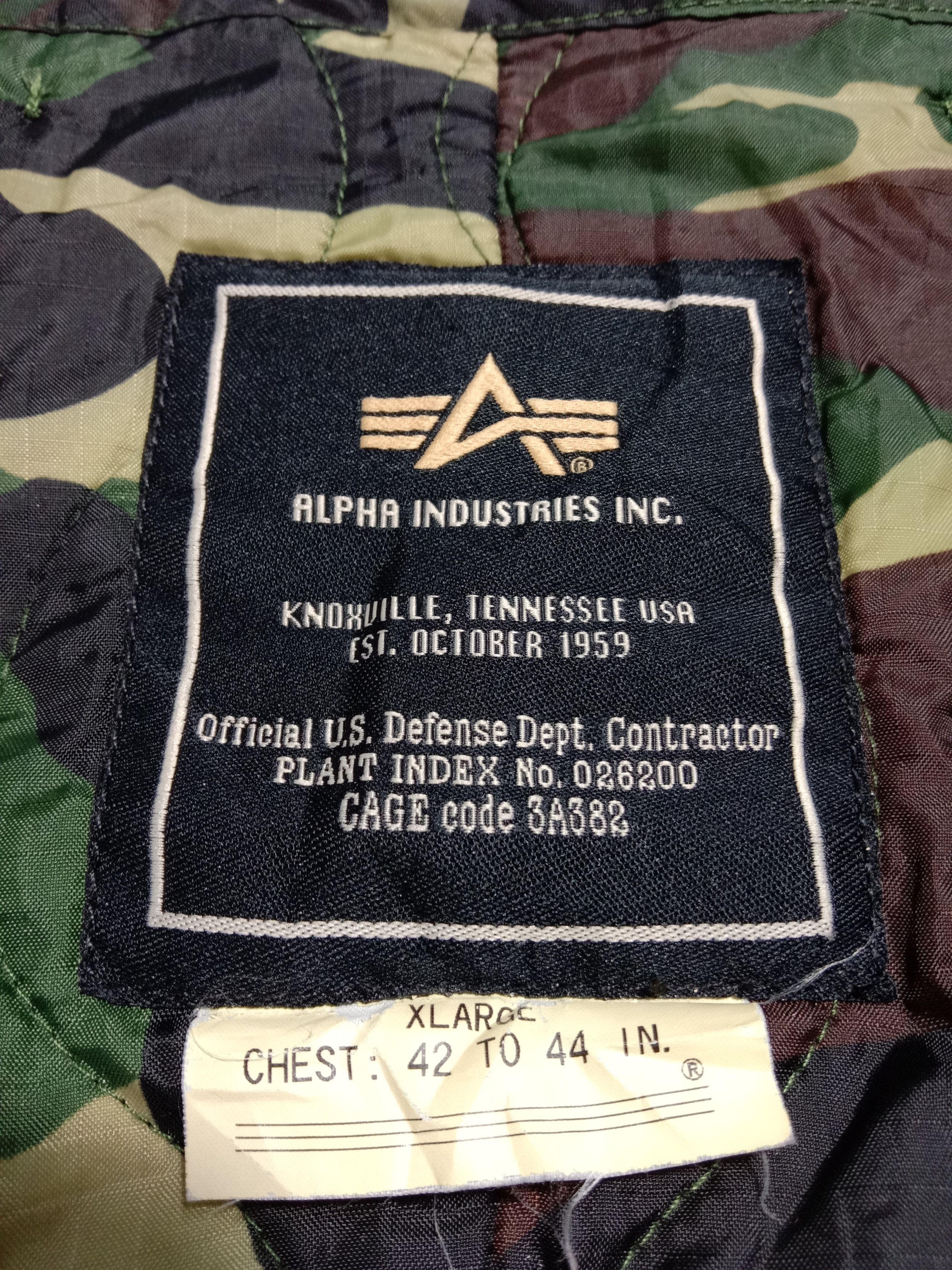 Alpha Industries Alpha Industries Inc. Camo Light Jacket Size US M / EU 48-50 / 2 - 3 Thumbnail