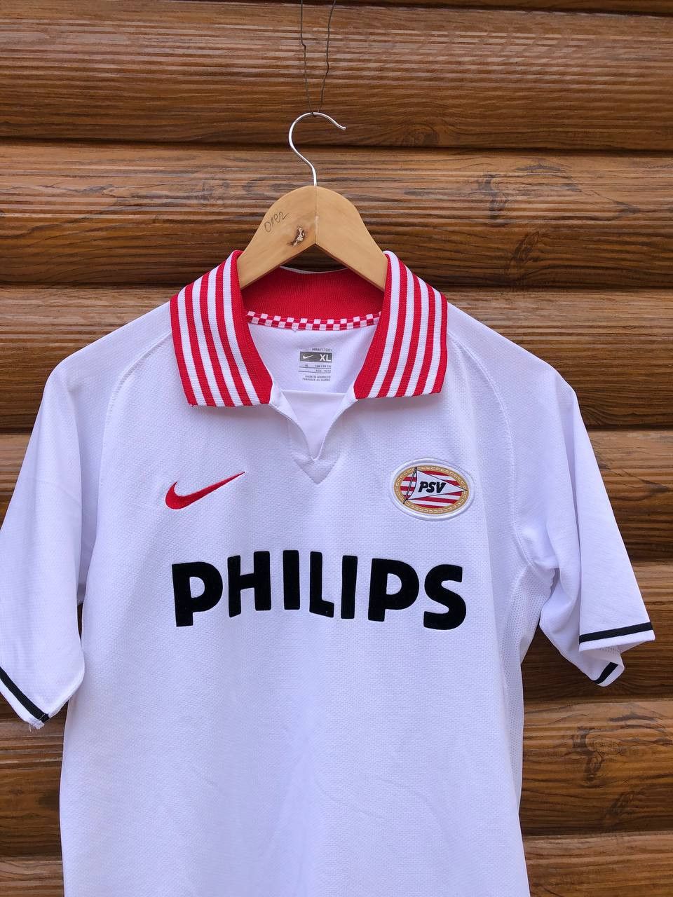 Nike Nike PSV EINDHOVEN 2007 2008 AWAY SHIRT SOCCER JERSEY KIDS Size US S / EU 44-46 / 1 - 2 Thumbnail