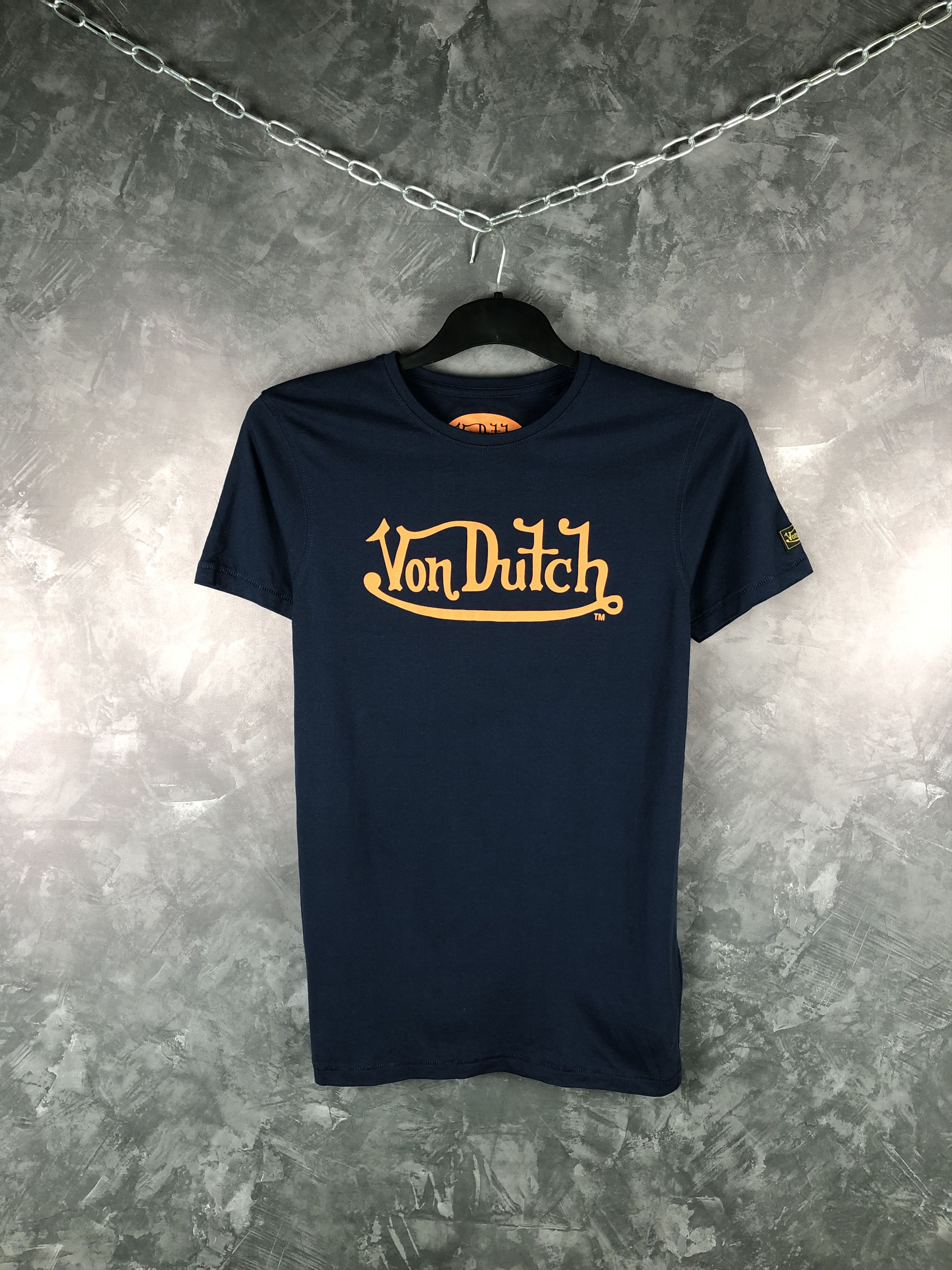 Von Dutch Basic T-shirt voor heren, Schwarz, S