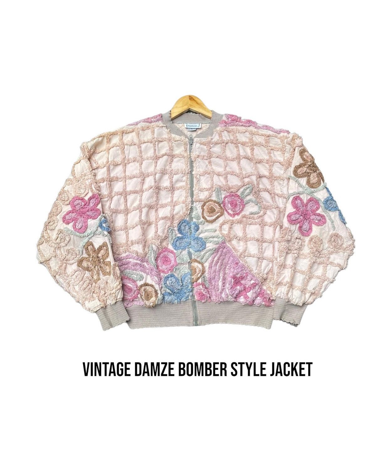 Vintage Vintage Damze Bomber Style Jacket Size L / US 10 / IT 46 - 1 Thumbnail