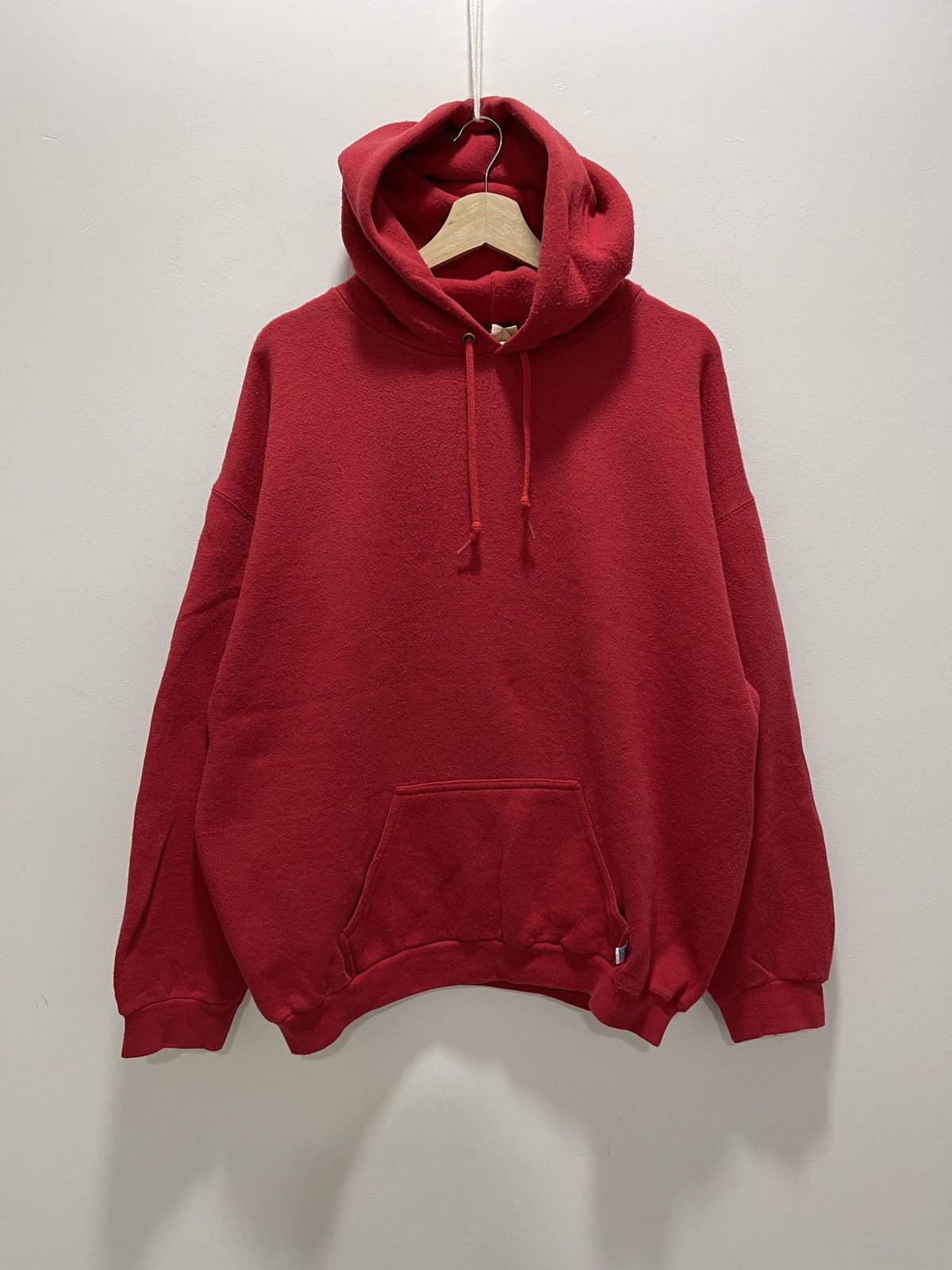 Vintage VINTAGE 90s DISCUS ATHLETIC BLANK BAGGY STYLE HOODIE Size US L / EU 52-54 / 3 - 1 Thumbnail