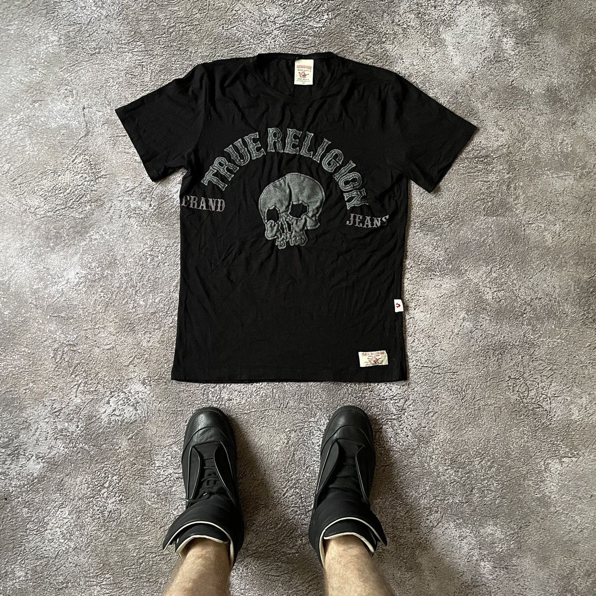Vintage Y2K True Religion Jeans Skulls Tee Band Rock Punk