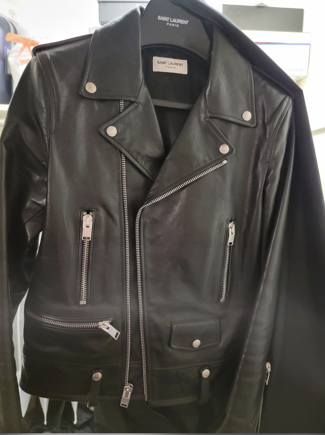 Hedi Slimane × Saint Laurent Paris Saint Laurent x Hedi Slimane Calfskin L01 Surf collection Size US S / EU 44-46 / 1 - 3 Thumbnail