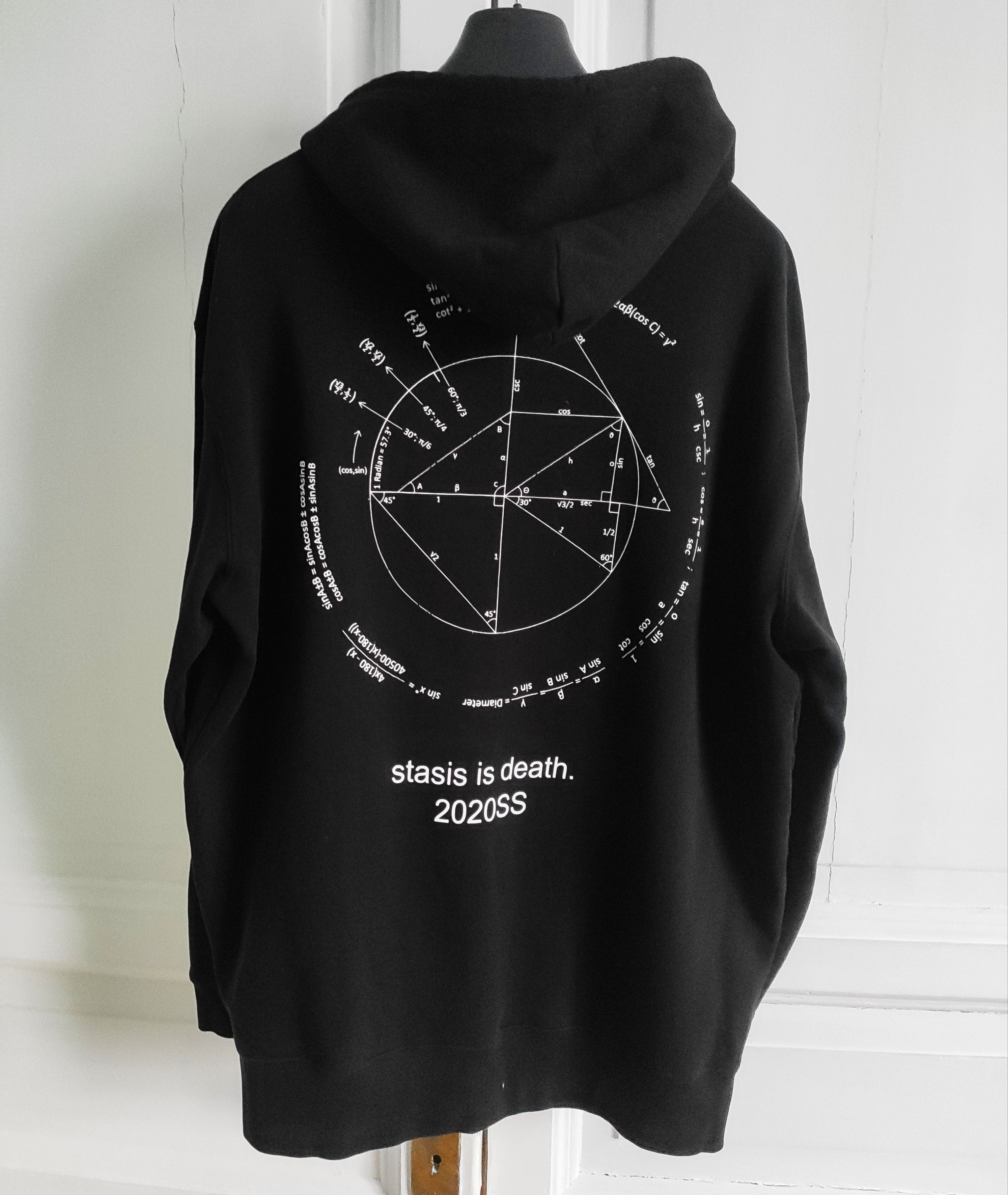 SS20 Math hoodie.Like Julius or Visvim hoodie
