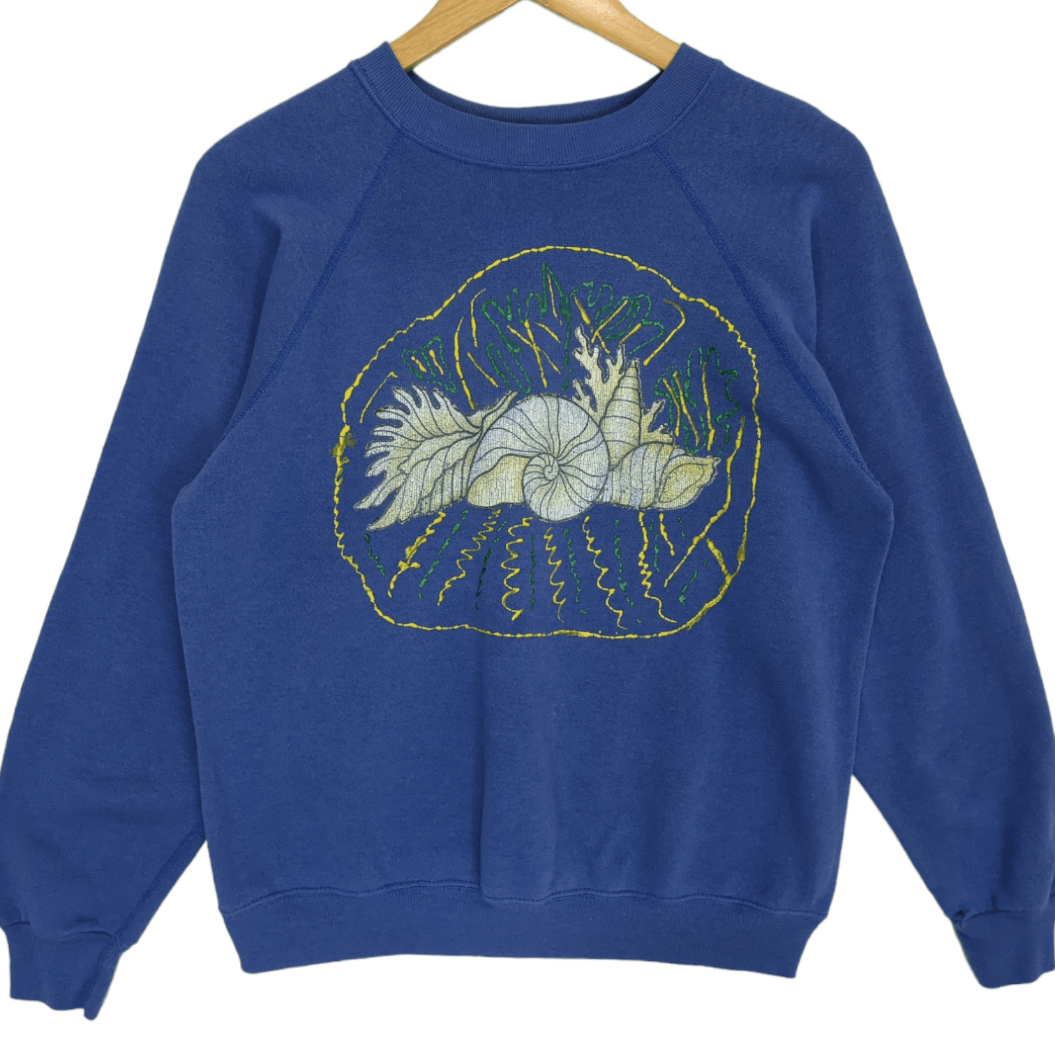 Tultex Vintage 90's TULTEX Snail Animal Graphic Jumper Sweatshirt Size M / US 6-8 / IT 42-44 - 2 Thumbnail