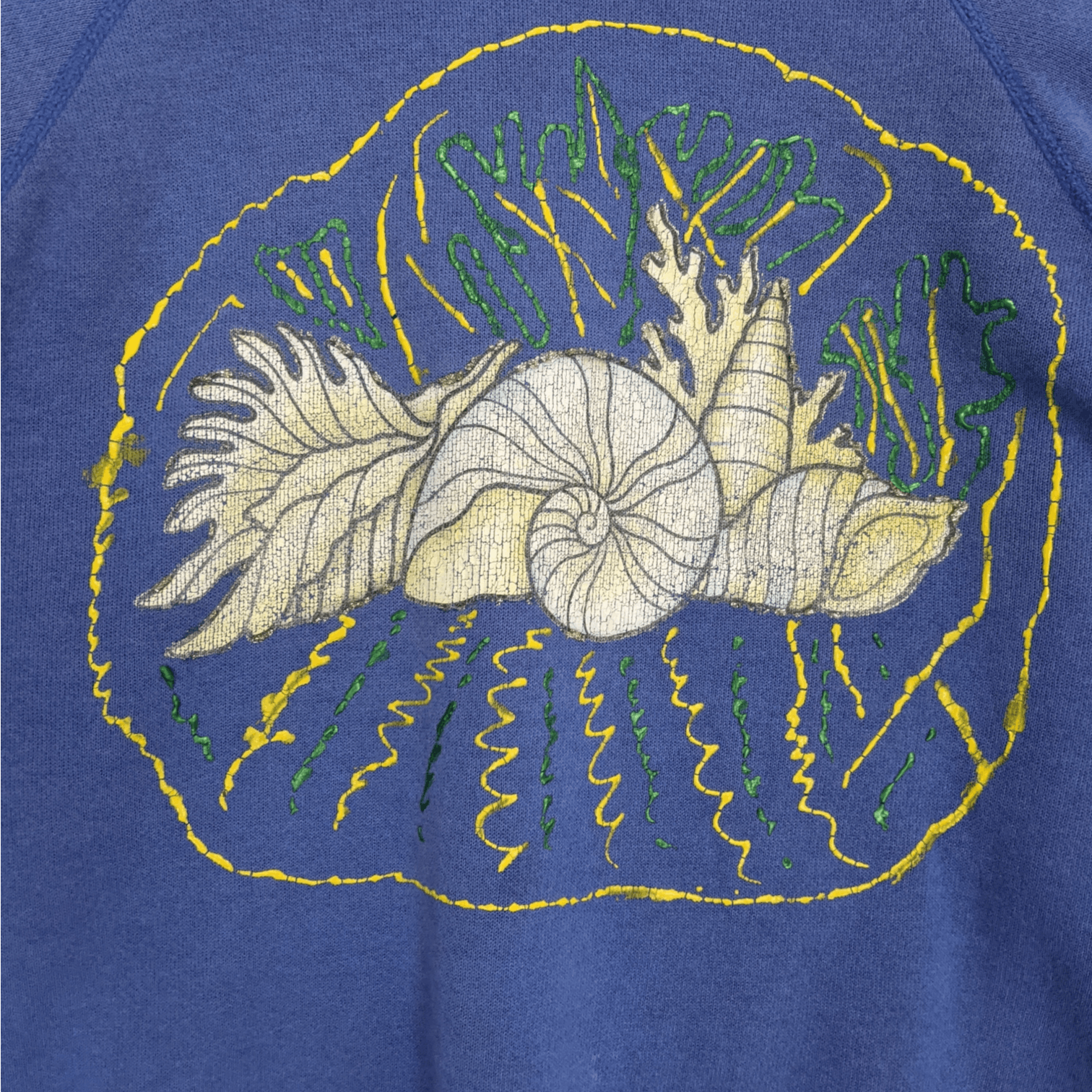 Tultex Vintage 90's TULTEX Snail Animal Graphic Jumper Sweatshirt Size M / US 6-8 / IT 42-44 - 5 Thumbnail