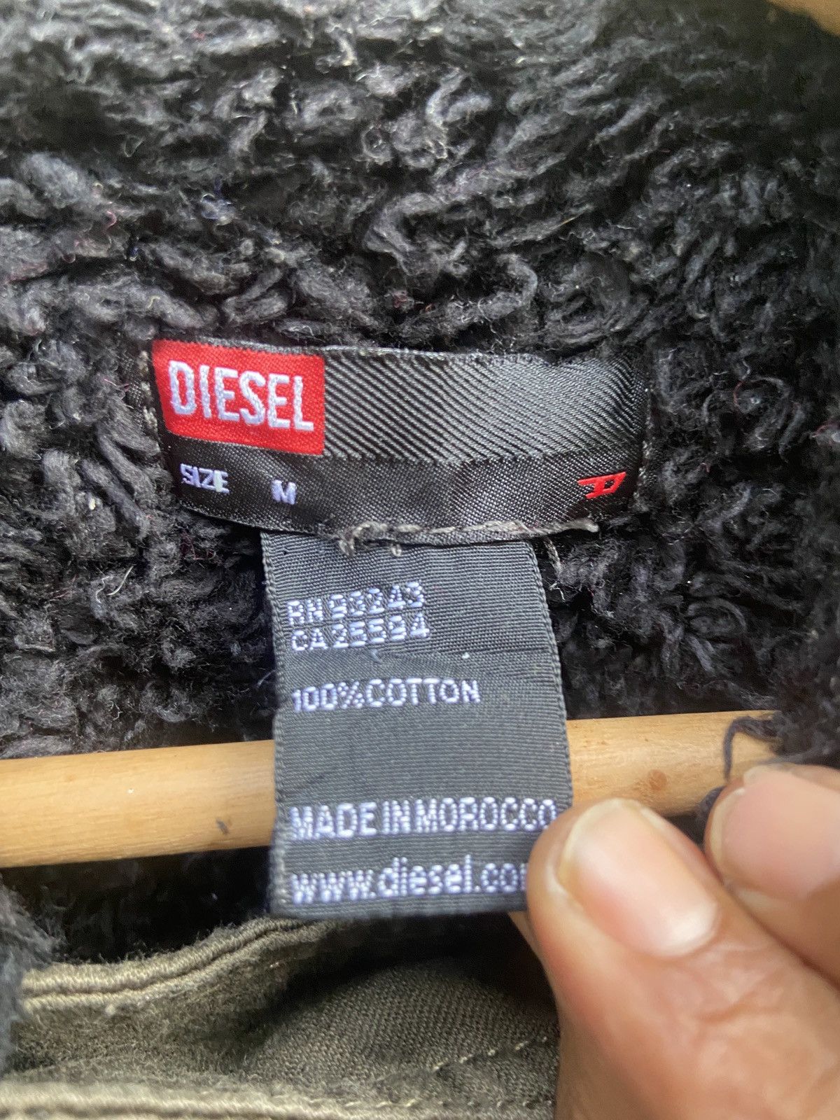 Diesel Vintage Diesel Sherpa Sleeveless Jacket Size M / US 6-8 / IT 42-44 - 8 Thumbnail