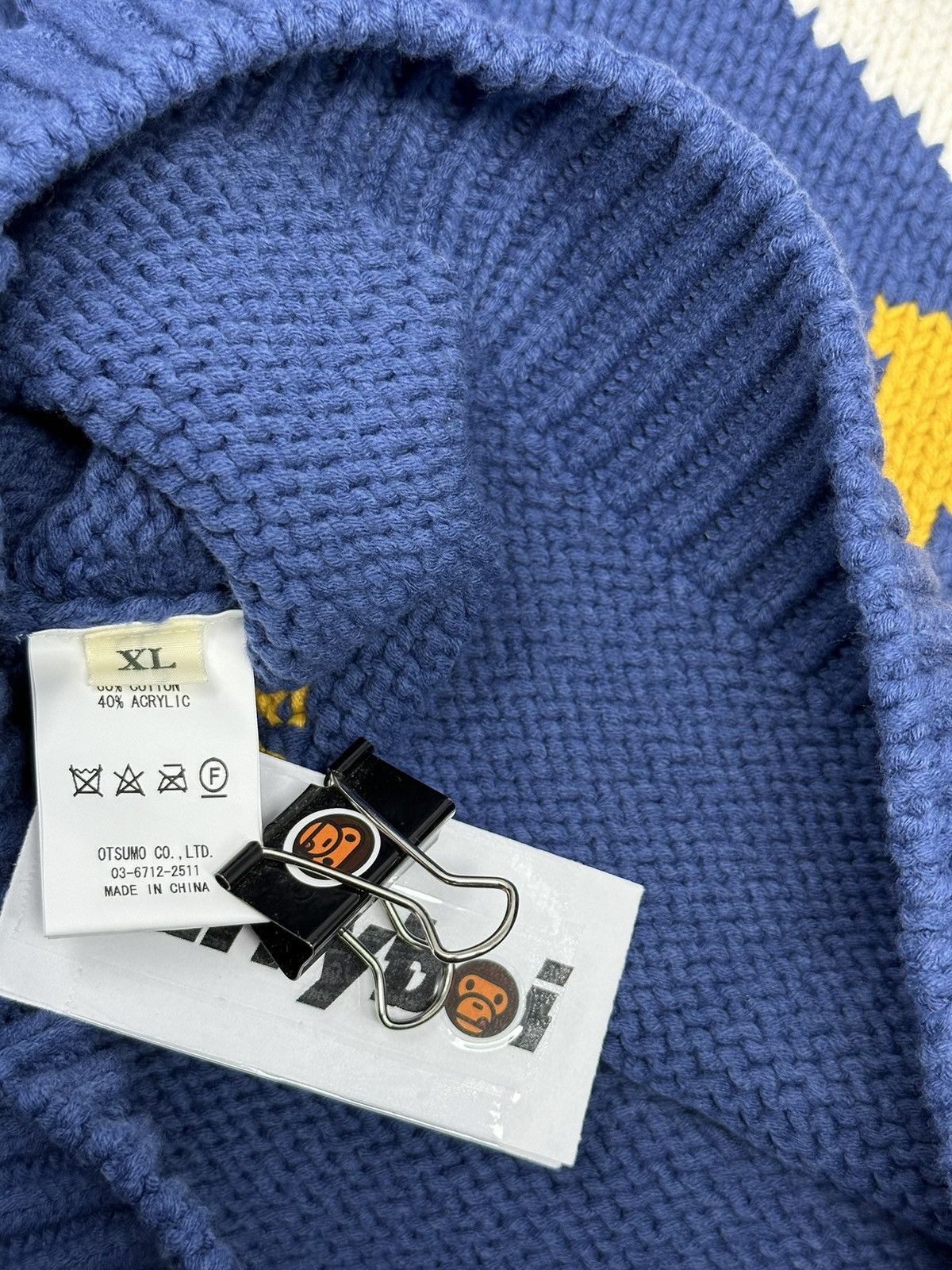 Human Made Human Made Raglan Sleeve Knit Blue Size US XL / EU 56 / 4 - 11 Thumbnail