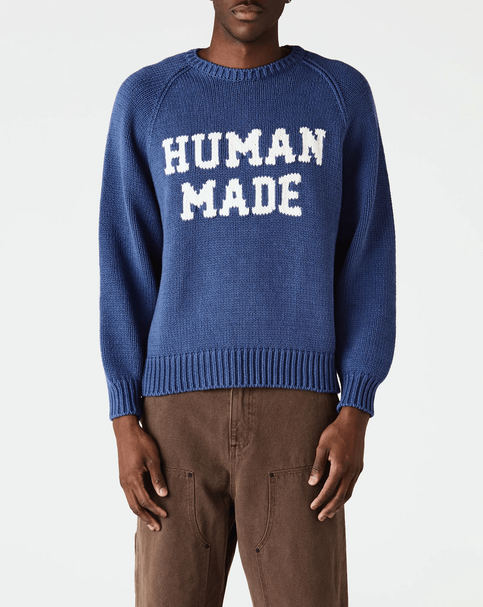 Human Made Human Made Raglan Sleeve Knit Blue Size US XL / EU 56 / 4 - 5 Thumbnail