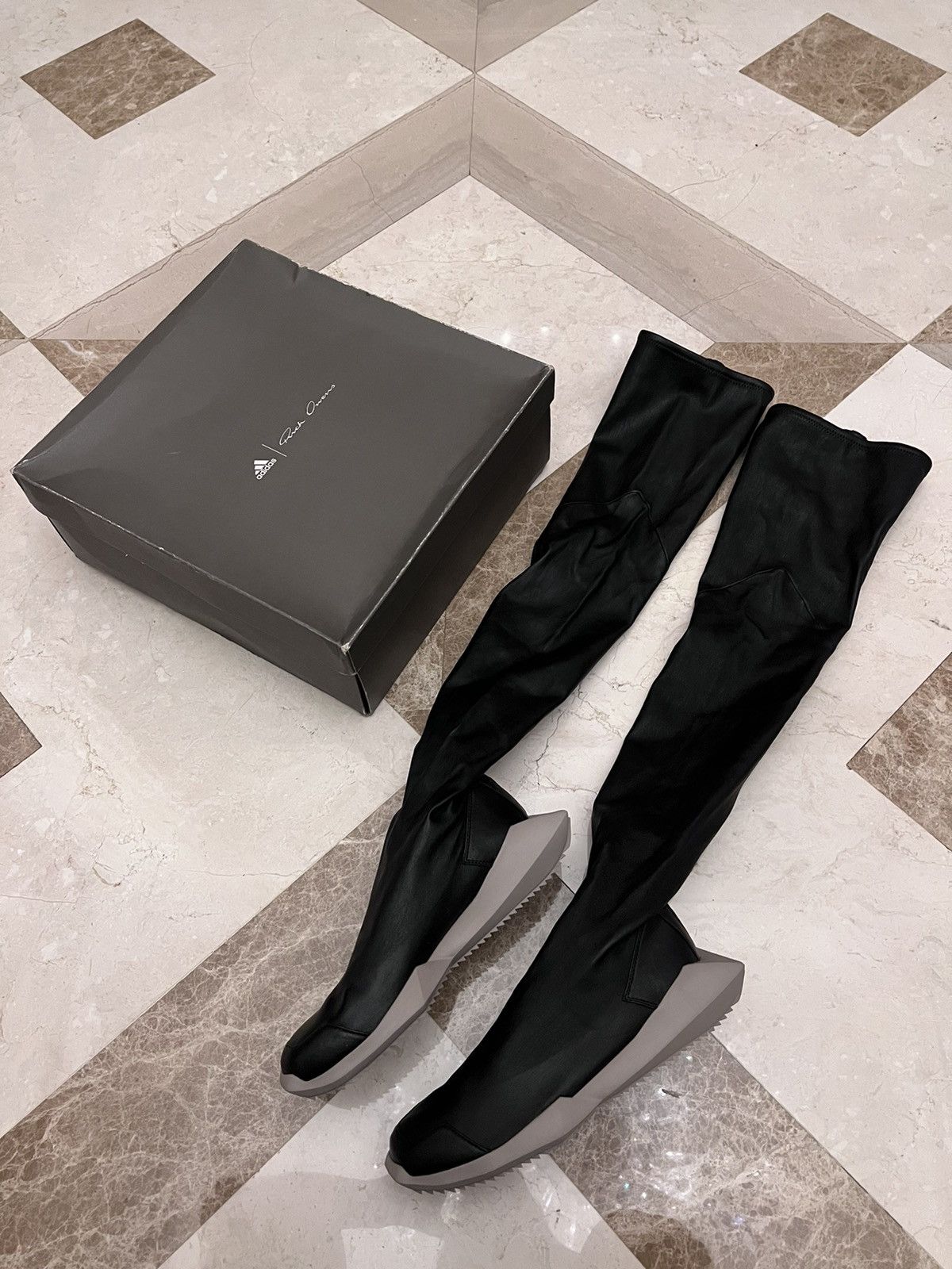 Adidas × Rick Owens Rick owens Adidas stretch tech runner boots size40 Size US 7 / EU 40 - 3 Thumbnail